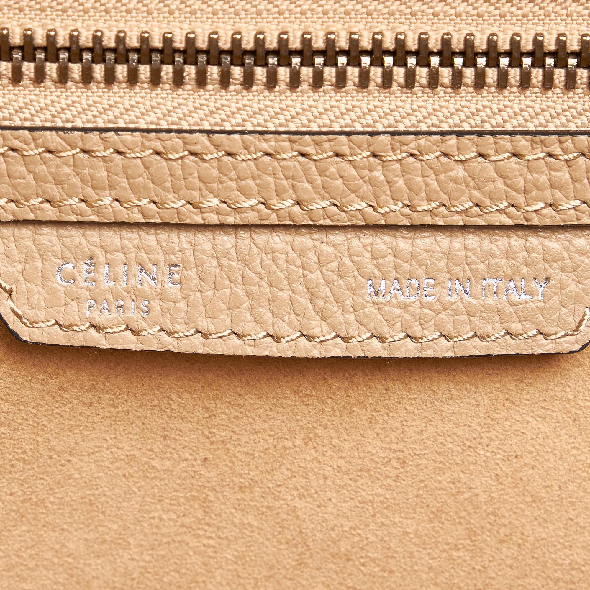 Celine Mini Luggage Leather Tote Bag (SHG-26808)