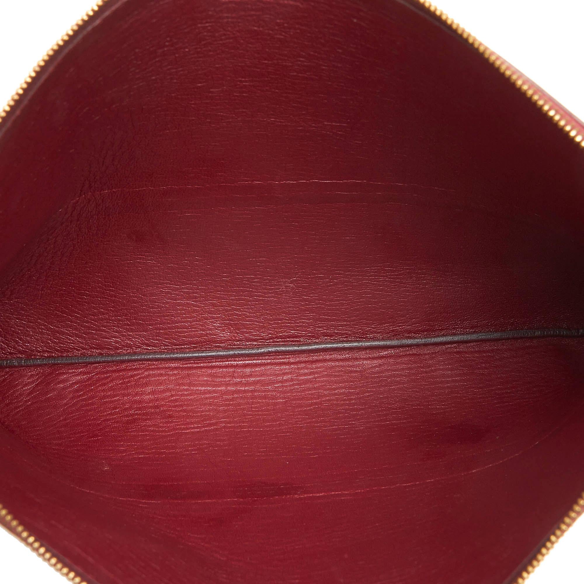 Celine Solo Bicolor Leather Clutch Bag (SHG-25911)