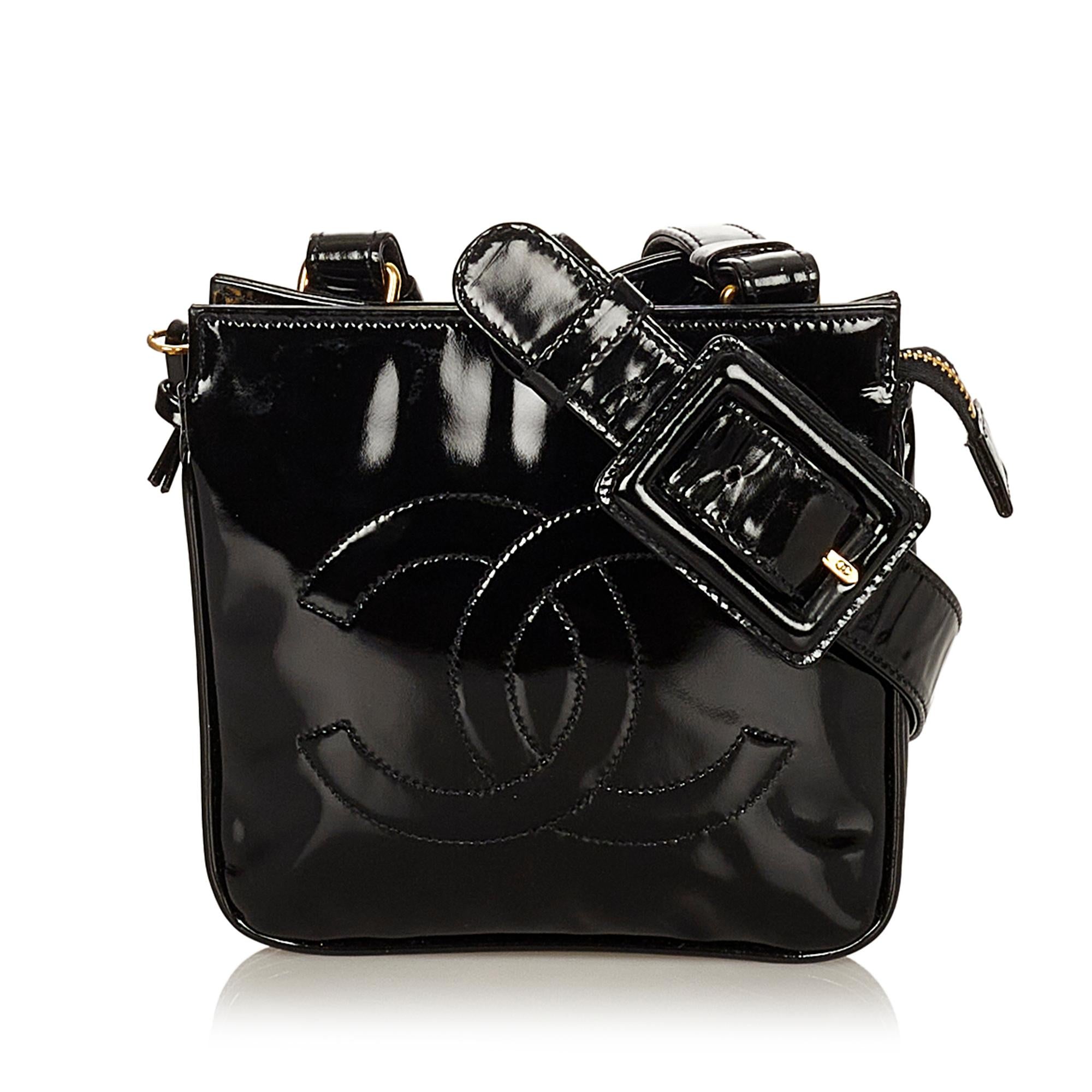 Chanel CC Patent Leather Belt Bag (SHG-27599)