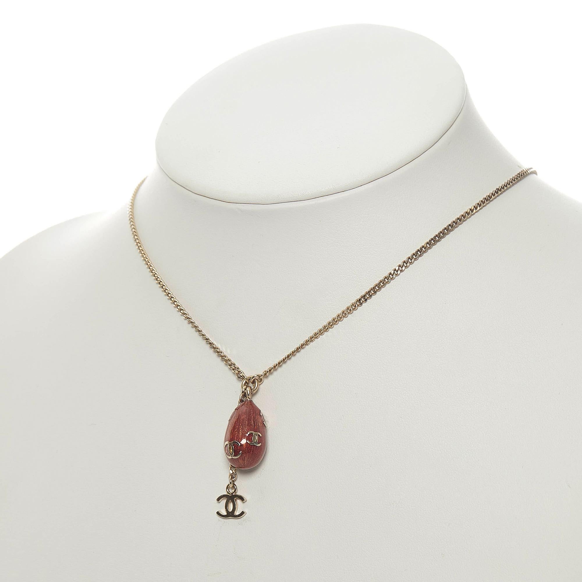 Chanel CC Pendant Necklace (SHG-28279)