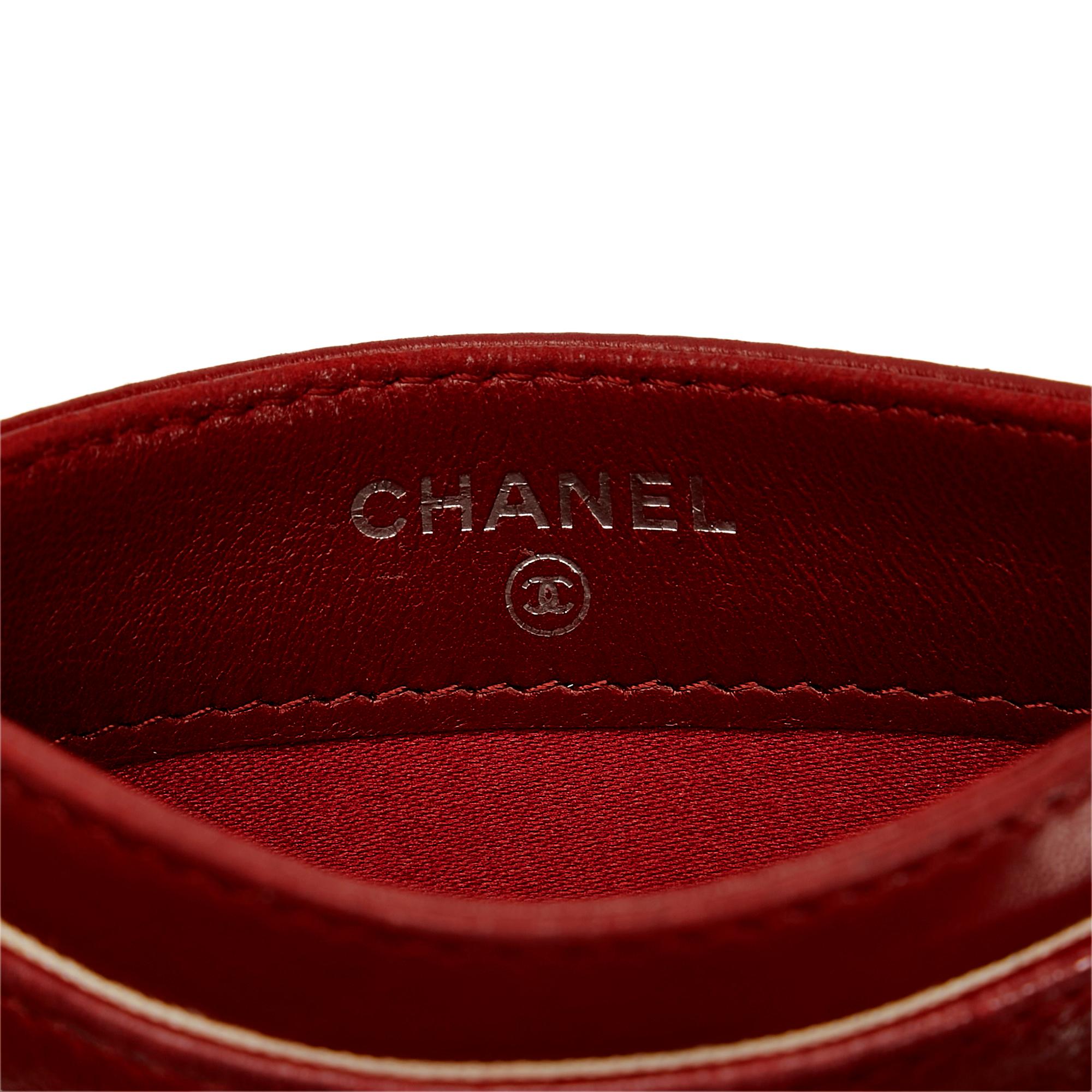 Chanel Camellia Card Holder (SHG-36027)