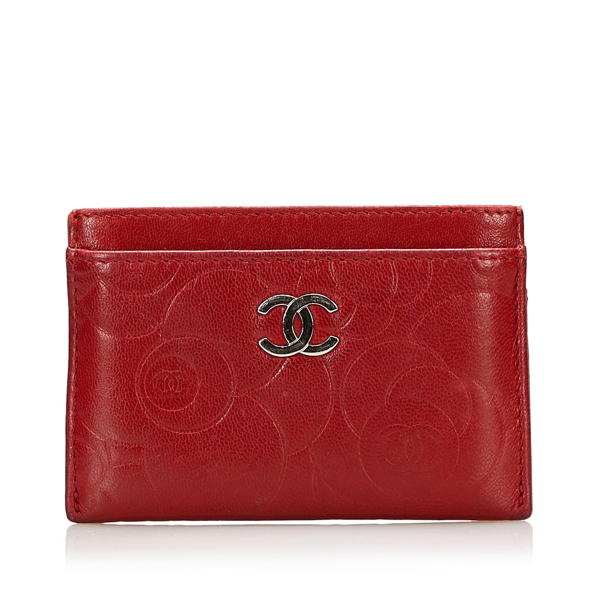 Chanel Camellia Card Holder (SHG-36027)