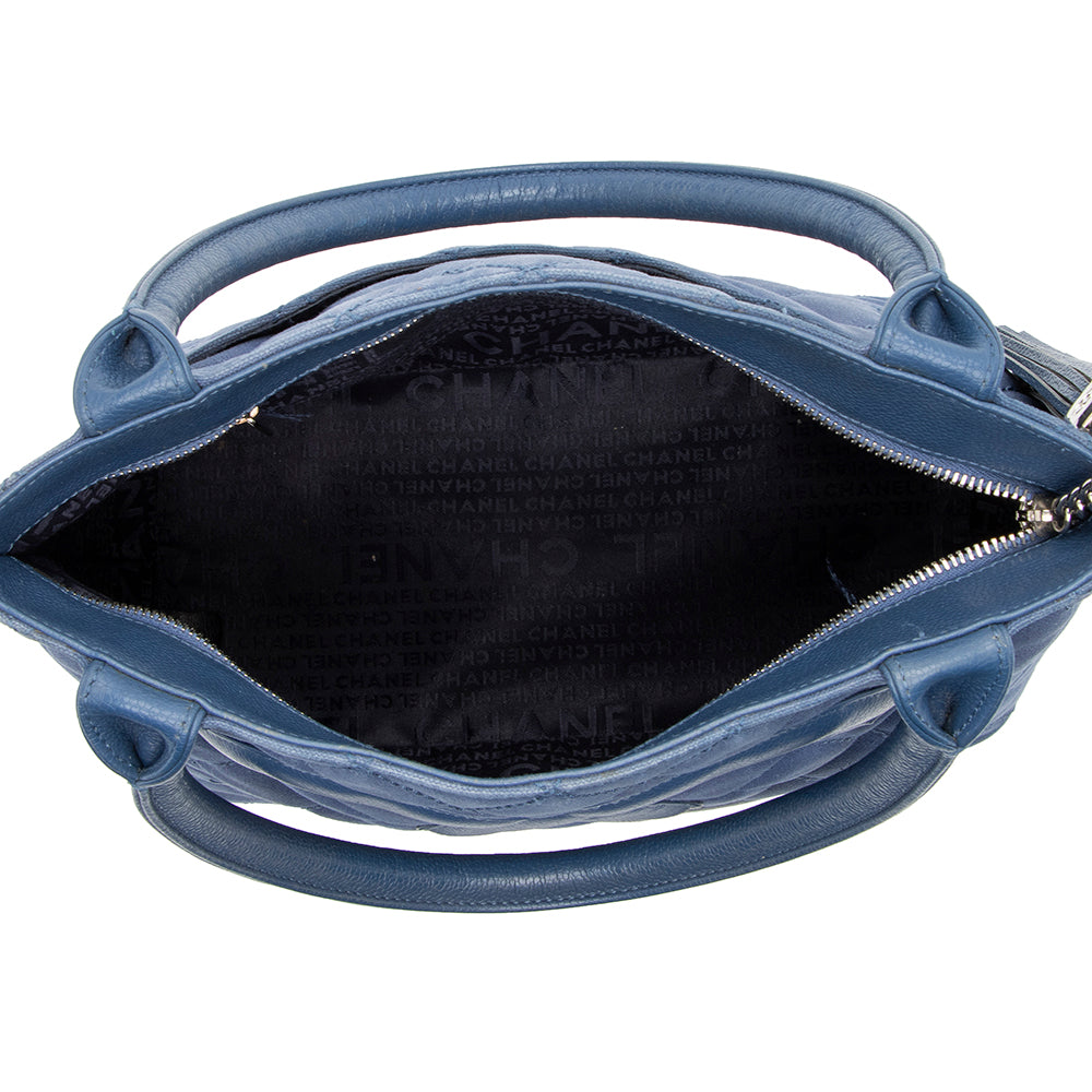 Chanel Canvas Medallion Tassel Tote (SHF-14100)