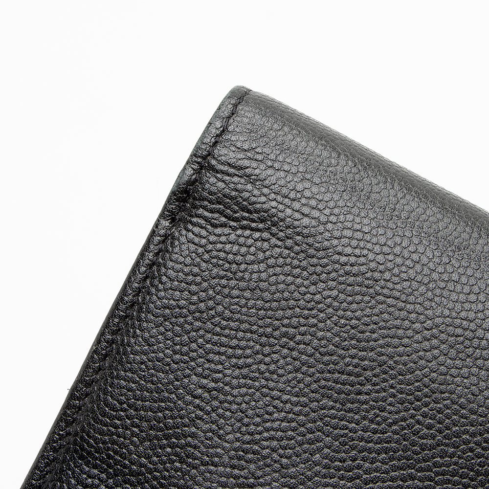 Chanel Caviar Leather CC Bifold Wallet (SHF-13833)