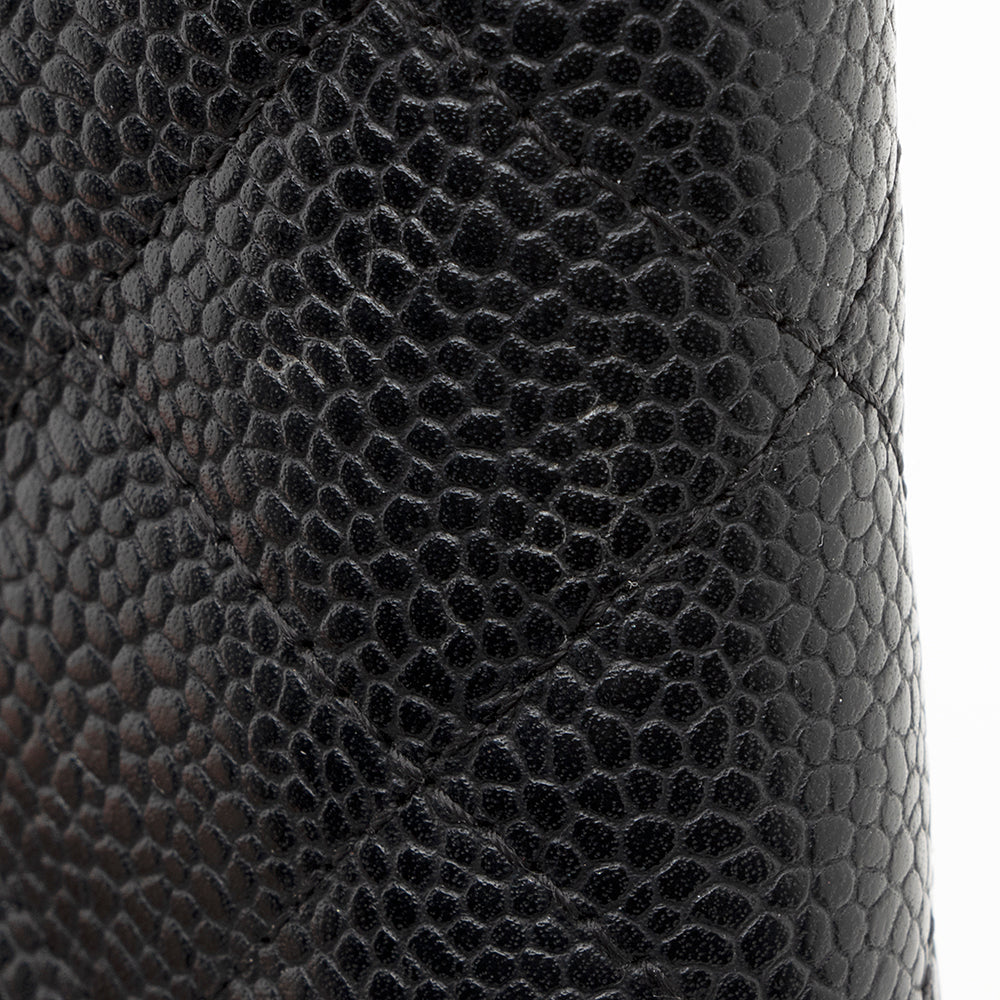 Chanel Caviar Leather CC Zip Around Wallet - FINAL SALE (SHF-20037)