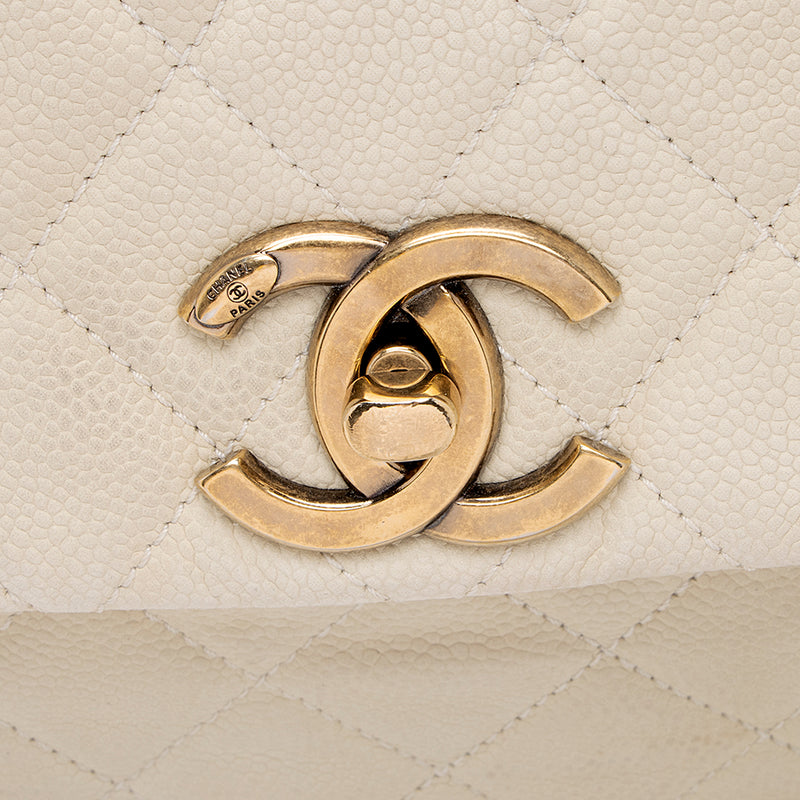 Chanel Caviar Leather Country Chic Messenger Bag (SHF-17799)