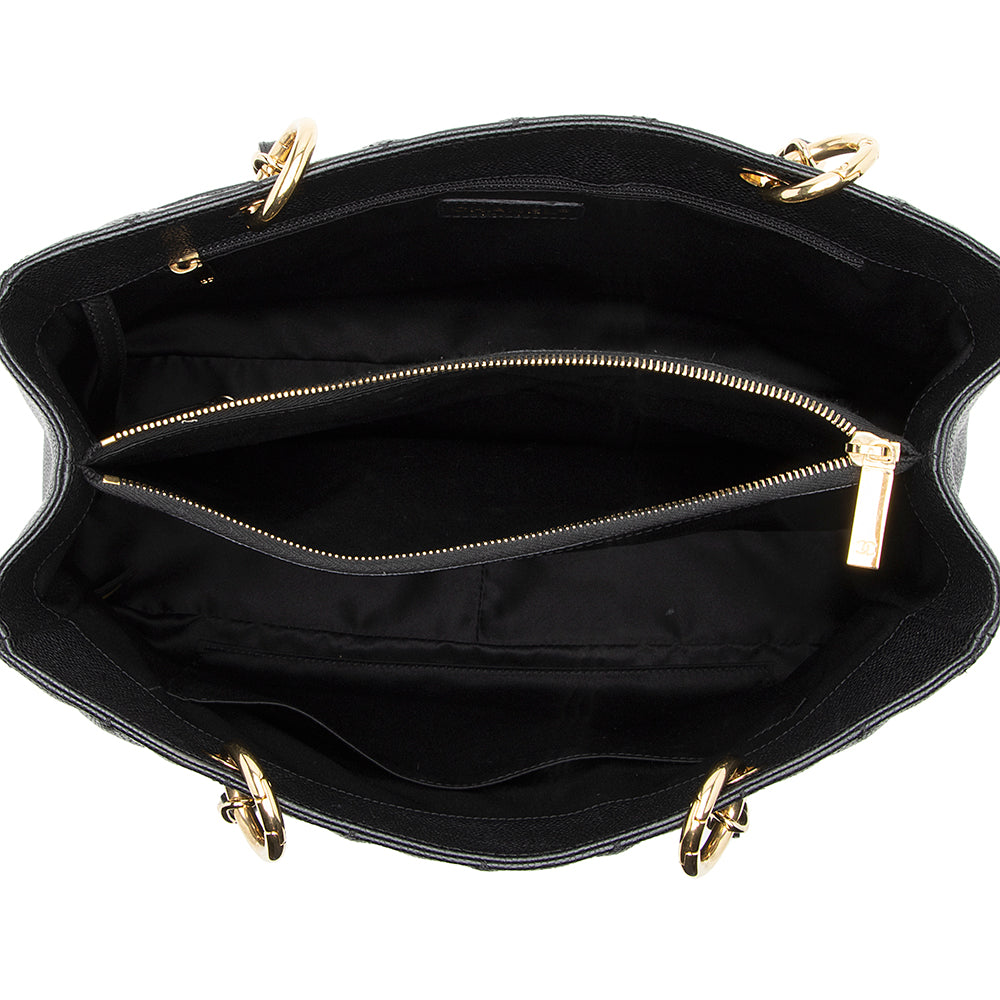 Chanel Caviar Leather Grand Shopping Tote (SHF-18737)