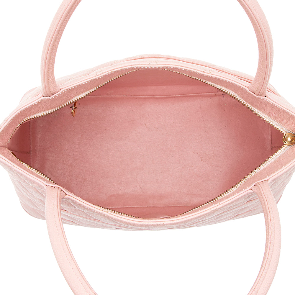 Chanel Caviar Leather Medallion Tote (SHF-20972)