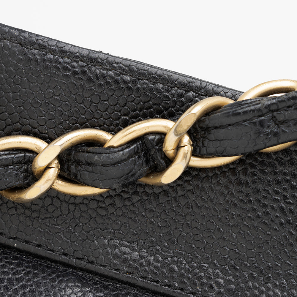 Chanel Caviar Leather Petite Timeless Tote (SHF-17772)
