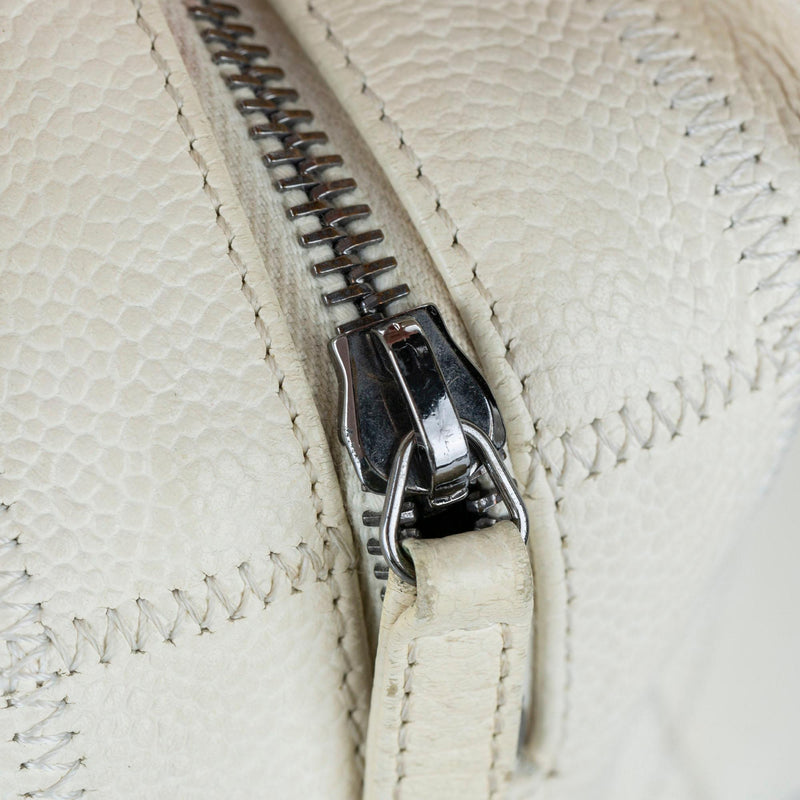 Chanel Choco Bar Caviar Leather Shoulder Bag (SHG-19777)