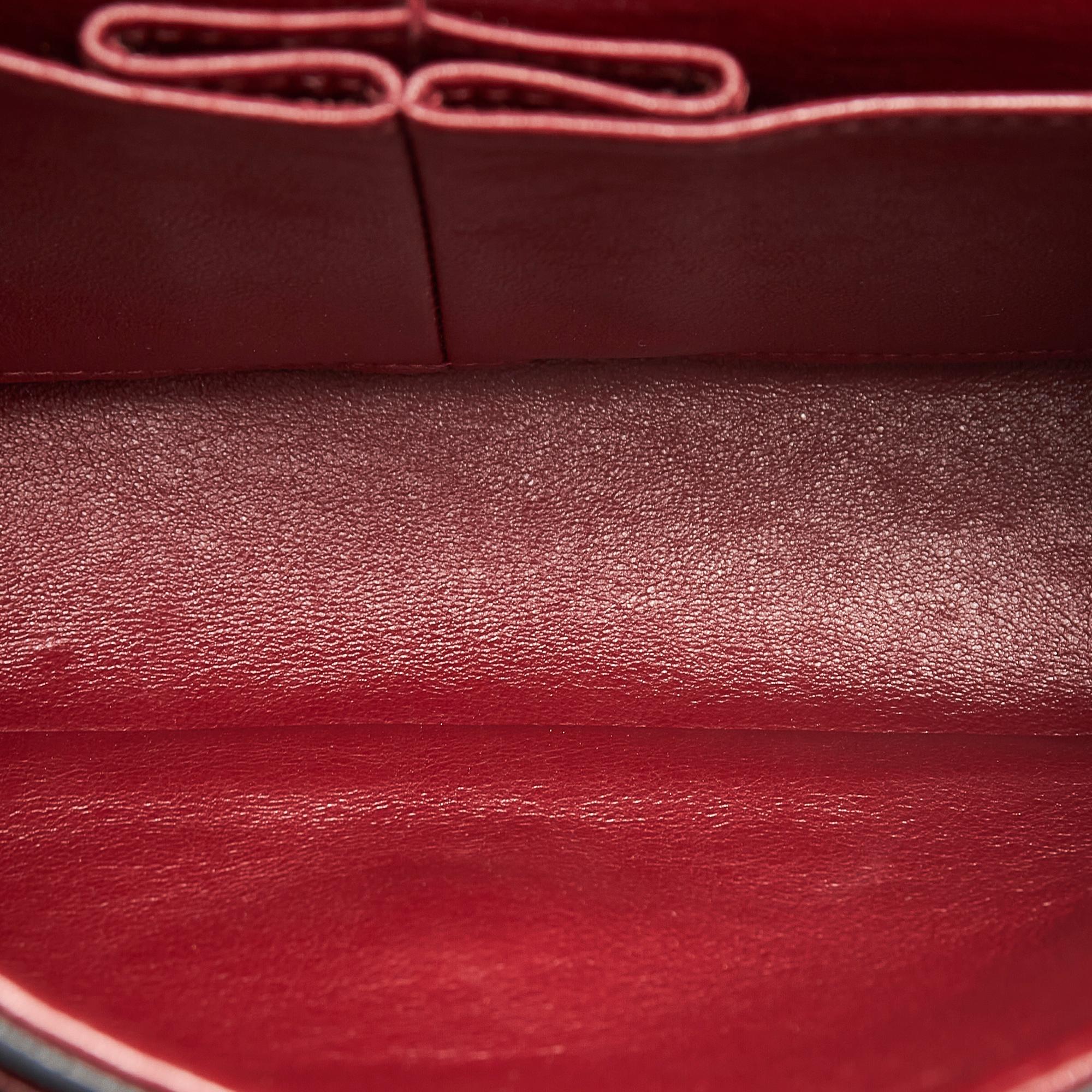 Chanel Classic Small Lambskin Leather Double Flap Bag (SHG-28015)