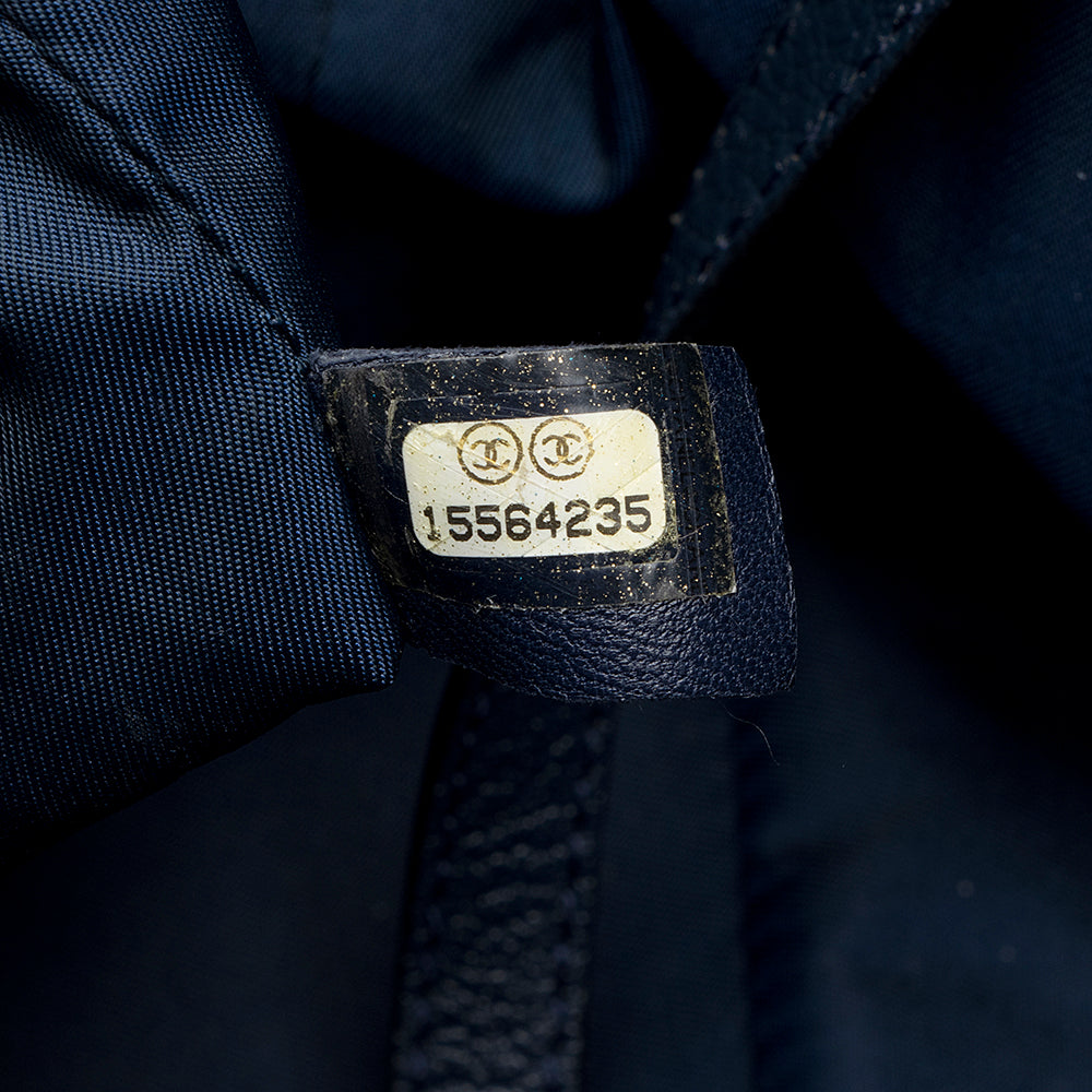 Chanel Coated Canvas Biarritz Tote (SHF-16663)