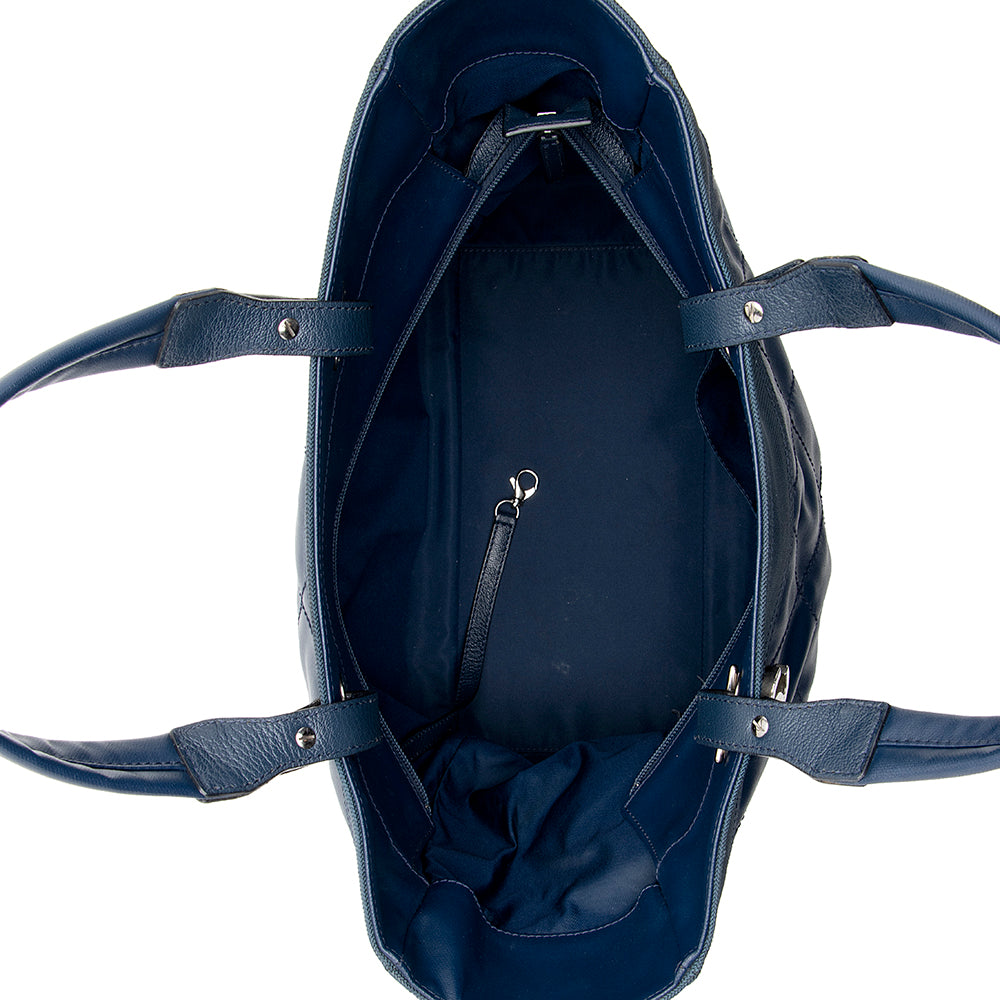 Chanel Coated Canvas Biarritz Tote (SHF-16663)