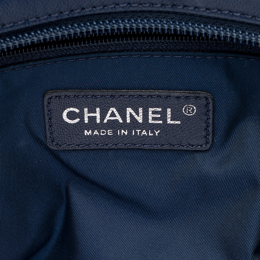 Chanel Coated Canvas Biarritz Tote (SHF-16663)