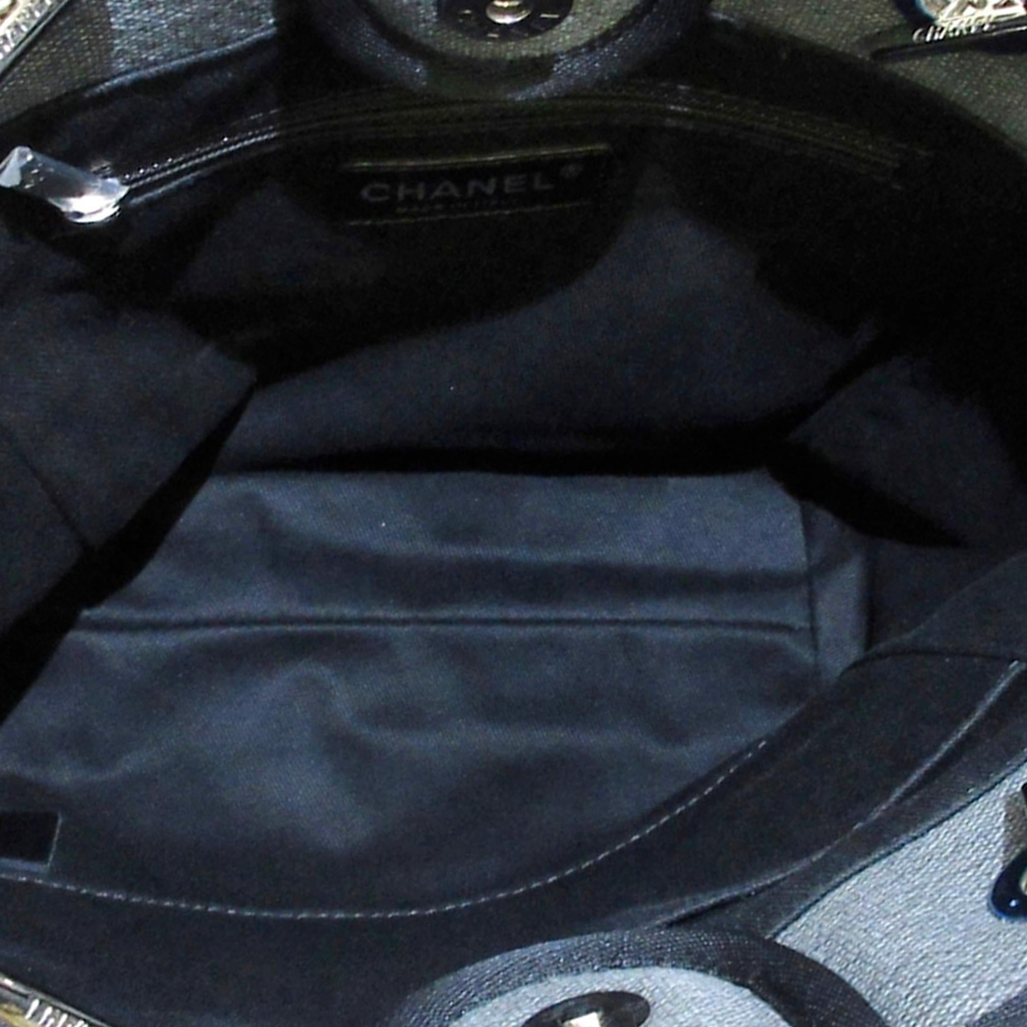 Chanel Deauville Canvas Tote Bag (SHG-34809)