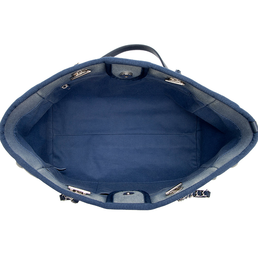 Chanel Denim Deauville Small Tote (SHF-19008)