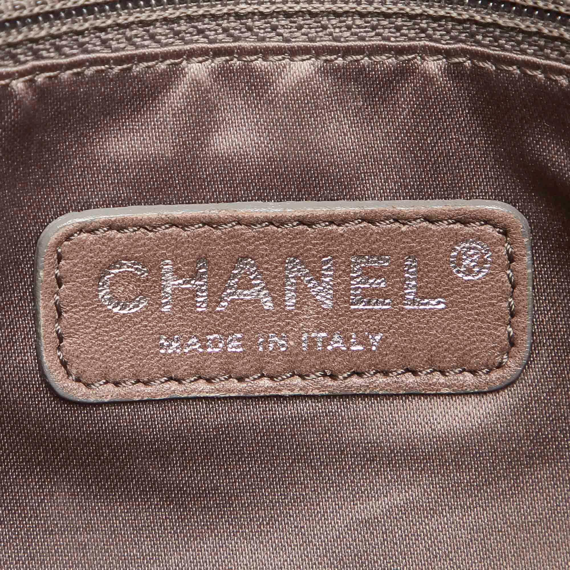 Chanel Glazed Portobello Leather Satchel (SHG-13861)