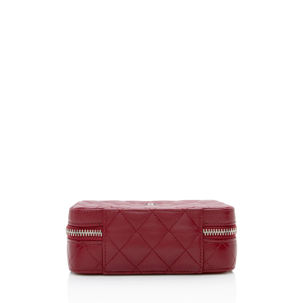 Chanel Lambskin Jewelry Case (SHF-15403)