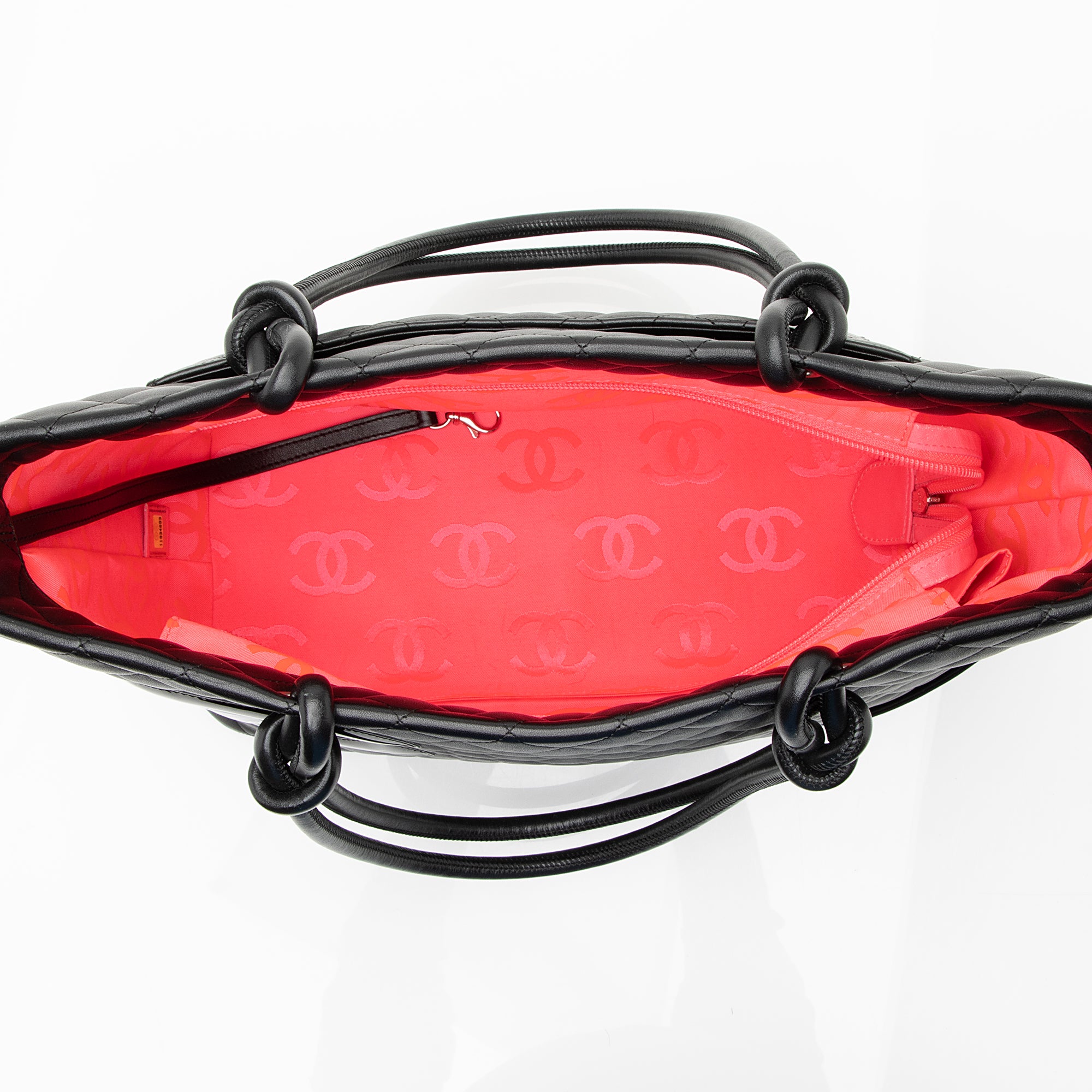 Chanel Lambskin Ligne Cambon Large Shopping Tote (SHF-22706)