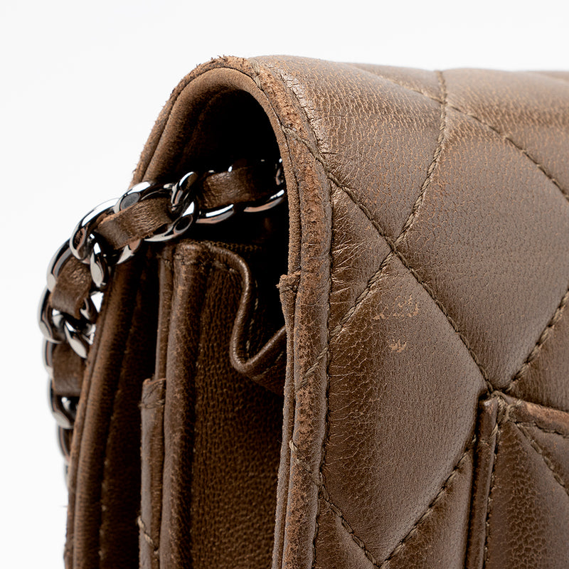 Chanel Metallic Lambskin Classic Wallet on Chain Bag (SHF-16324)