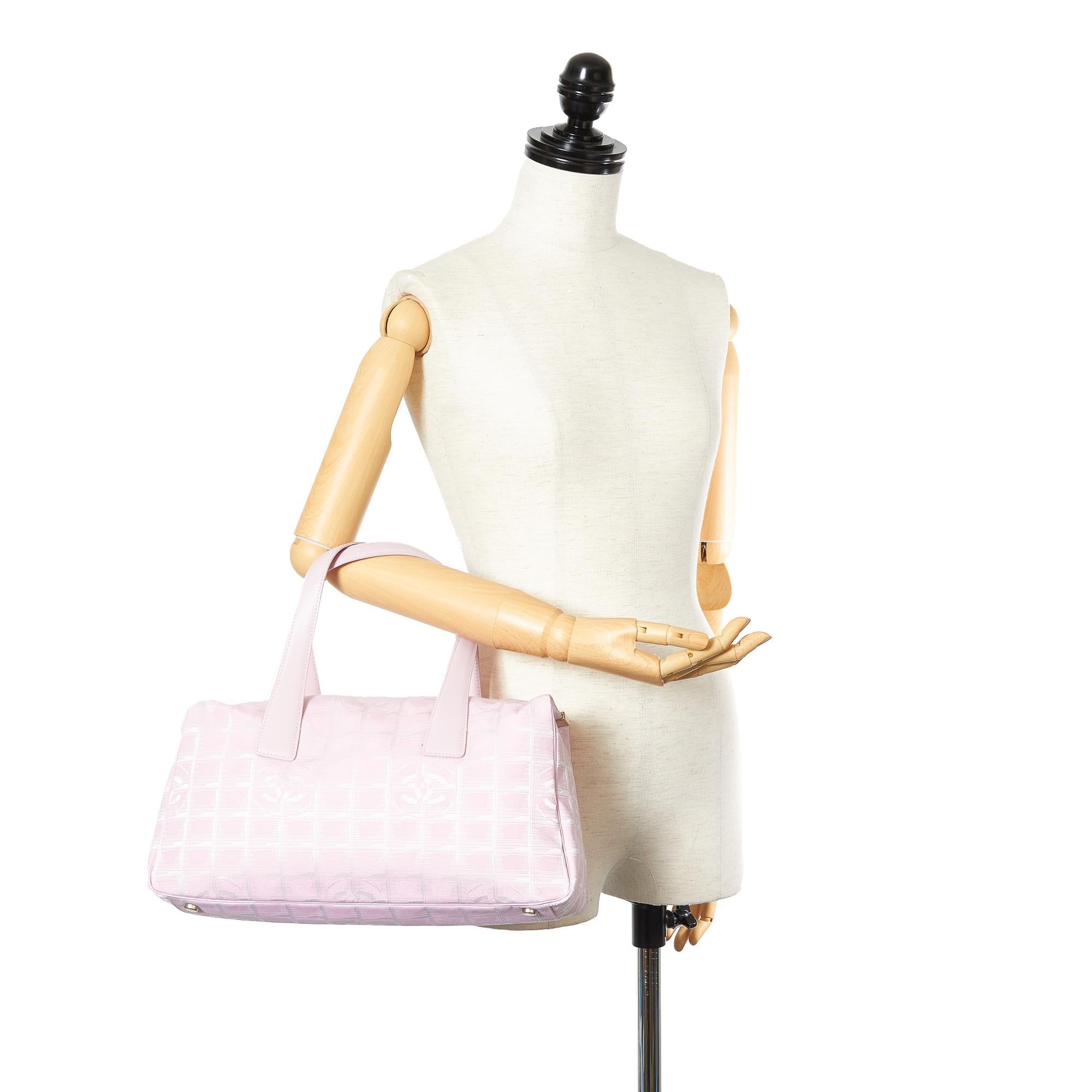 Chanel New Travel Line Nylon Handbag (SHG-26625)