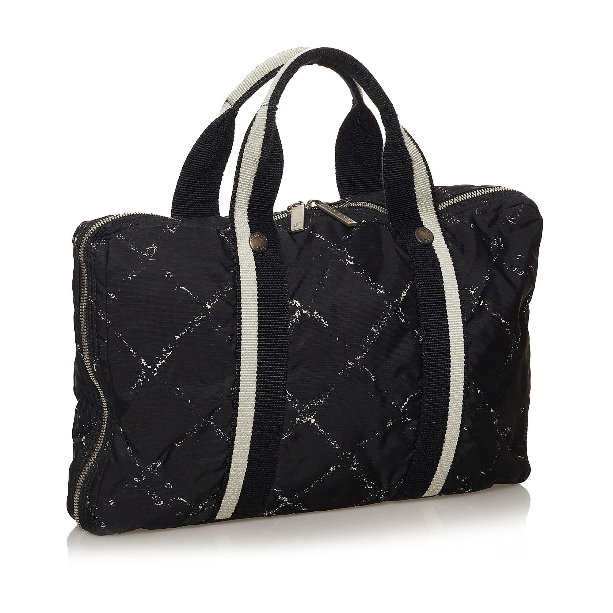 Chanel Old Travel Line Nylon Laptop Case (SHG-28366)