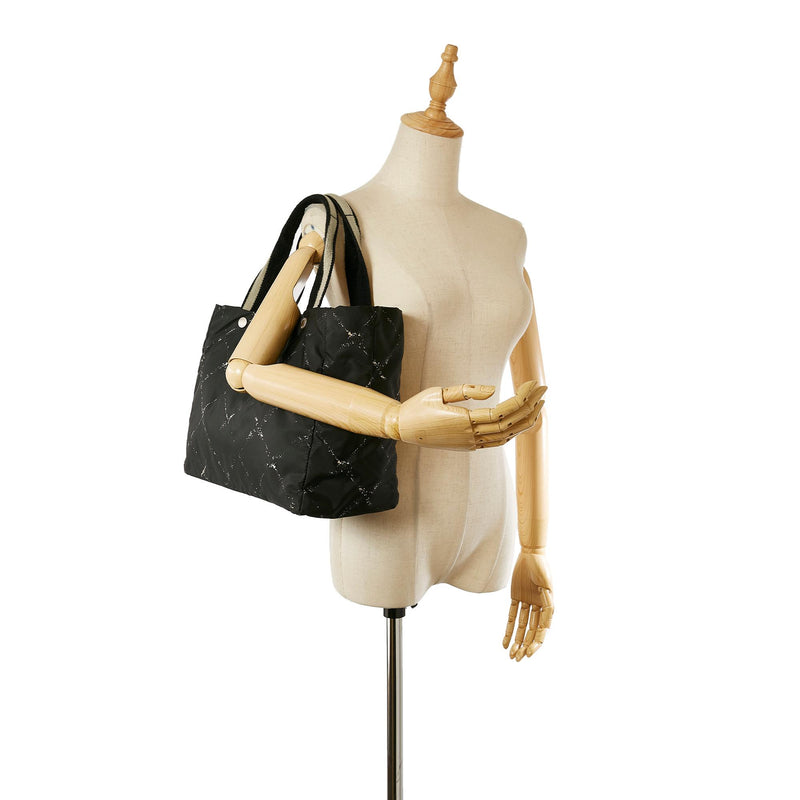 Chanel Old Travel Line Nylon Tote Bag (SHG-23286)