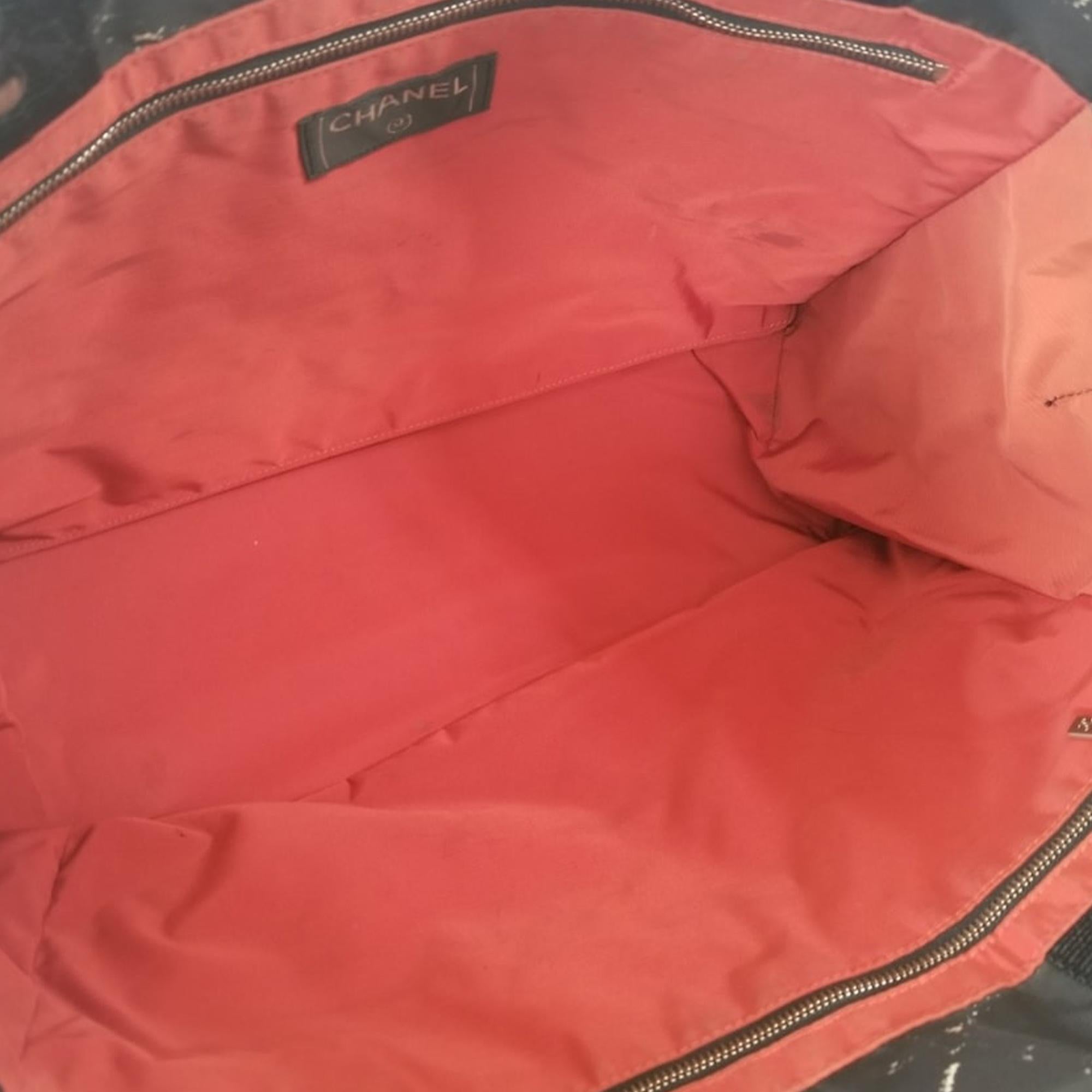 Chanel Old Travel Line Nylon Tote Bag (SHG-25959)