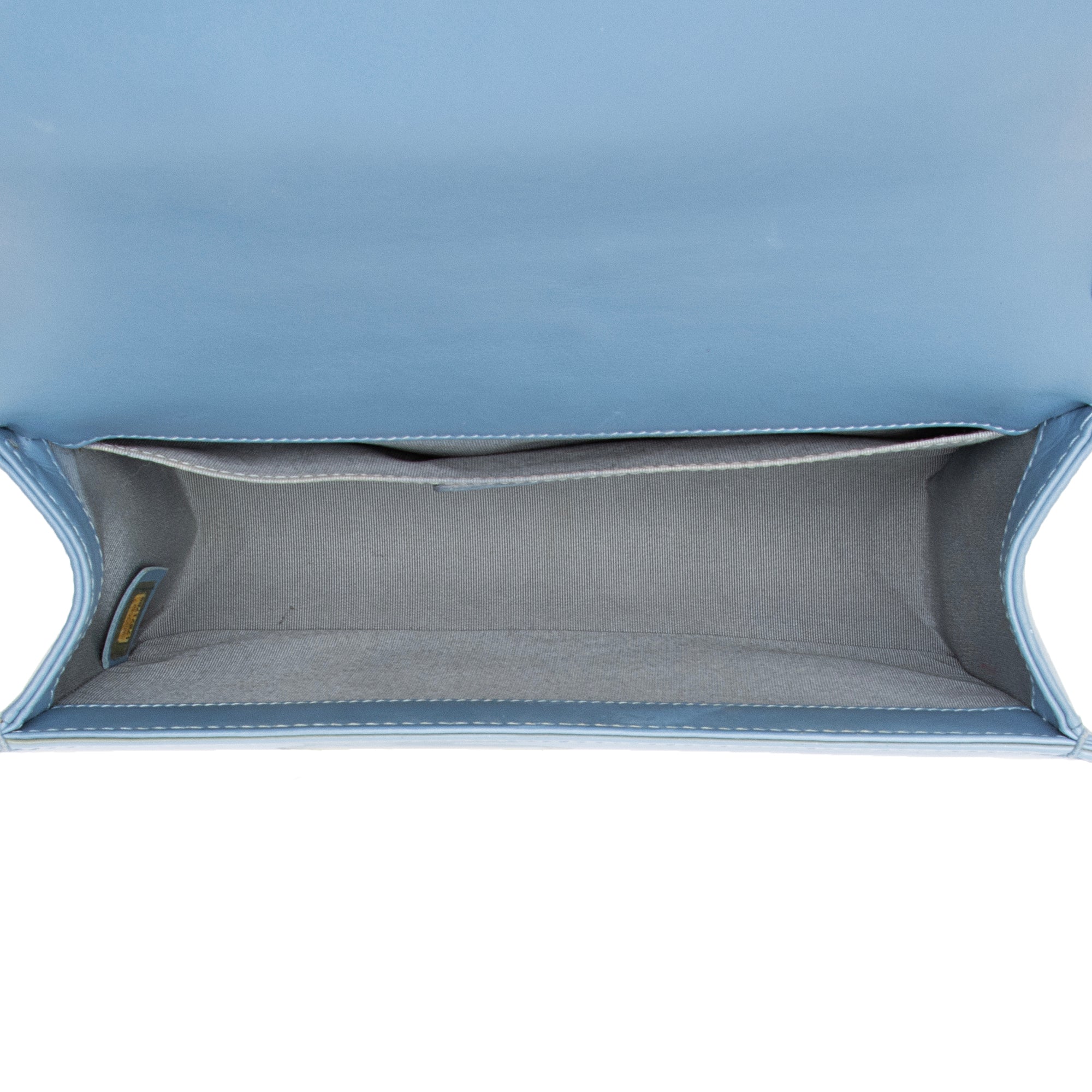 Chanel Patent Leather Old Medium Boy Bag (SHF-23614)