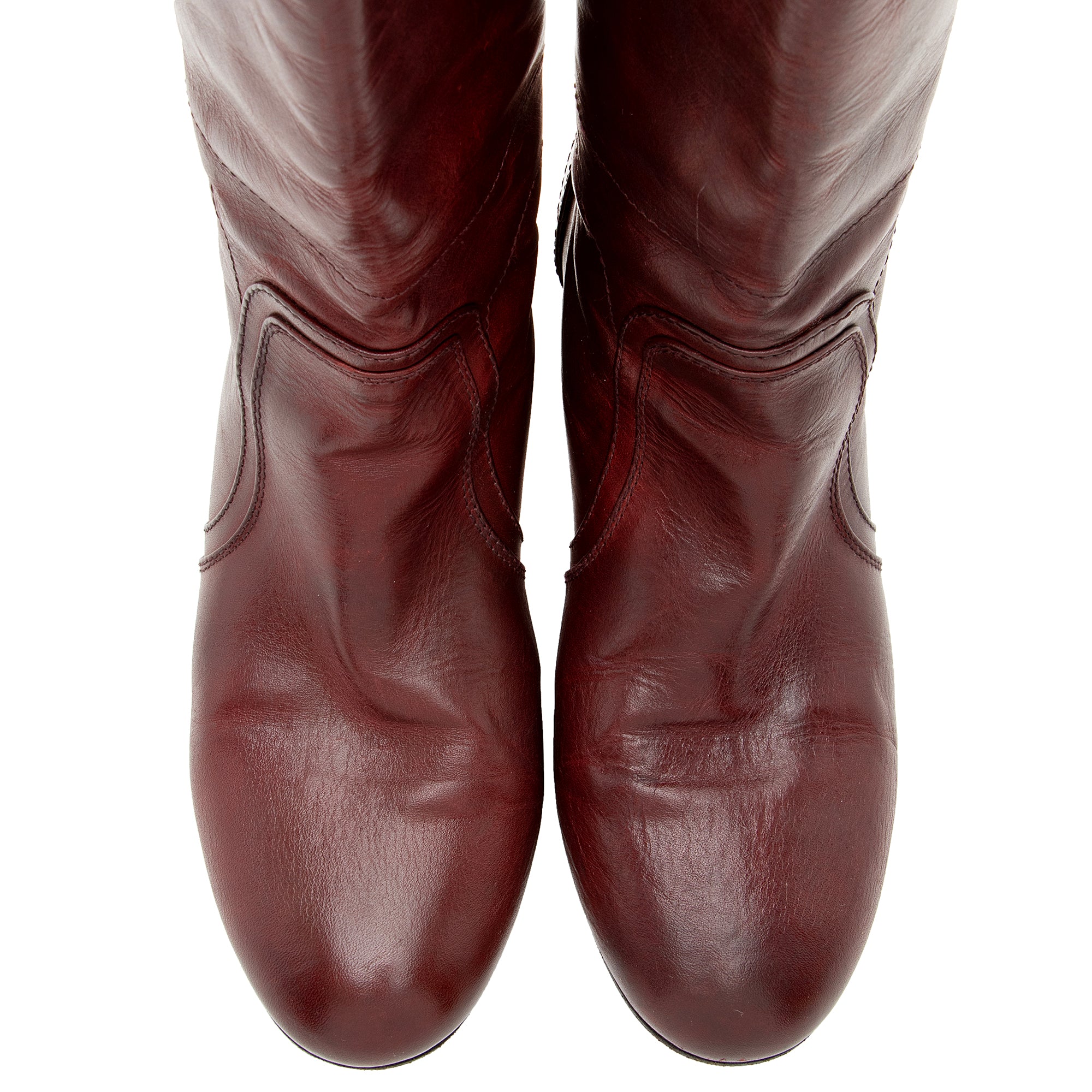 Chanel Quilted Leather Mid-Calf Boots - Size 9.5 / 39.5 - FINAL SALE (SHF-22296)