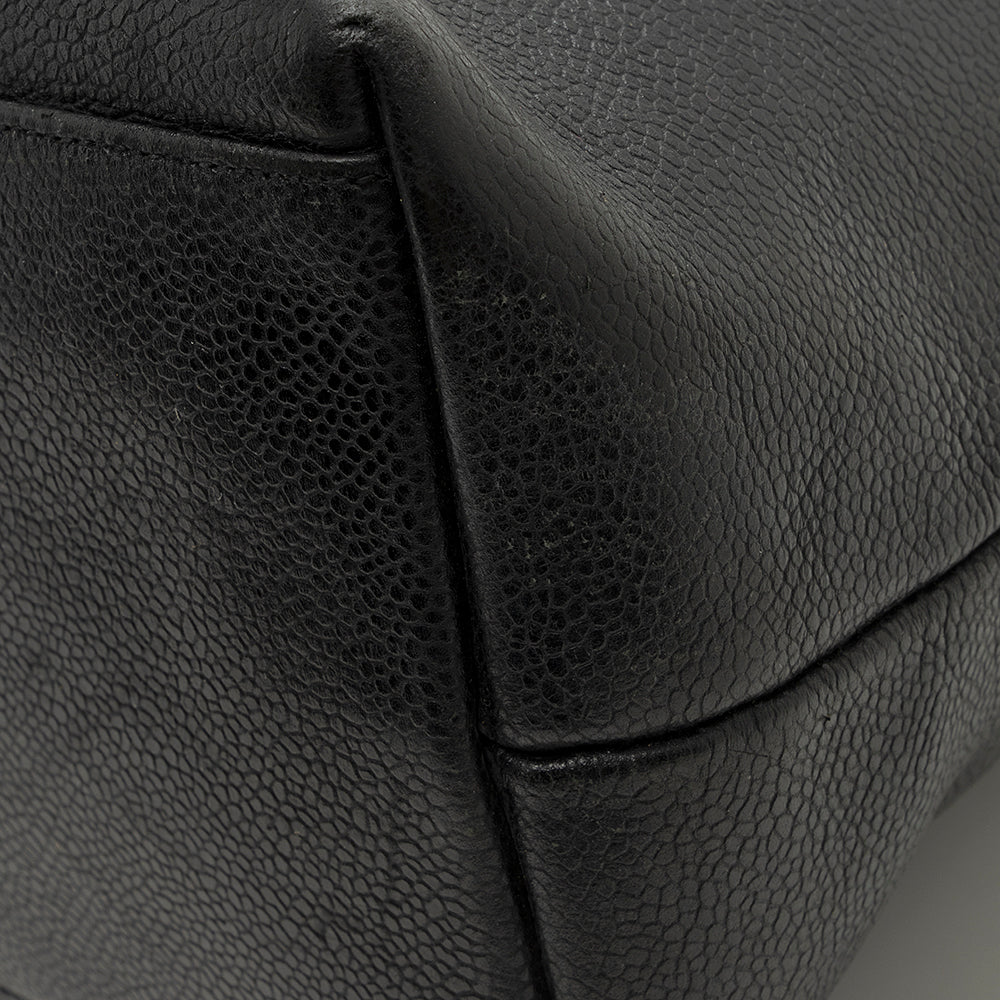 Chanel Vintage Caviar Leather CC Chain Tote - FINAL SALE (SHF-17174)