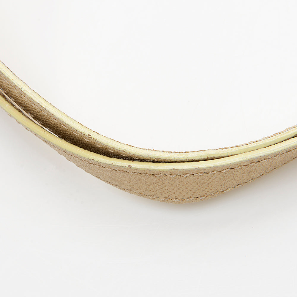 Chanel Vintage Grained Leather Charm Tote (SHF-13103)