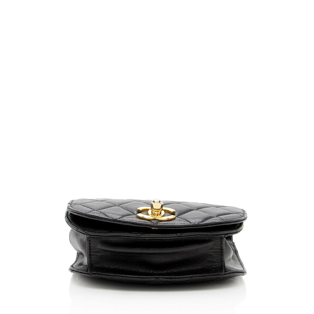 Chanel Vintage Lambskin CC Belt Bag - Size 32 / 80 (SHF-18329)