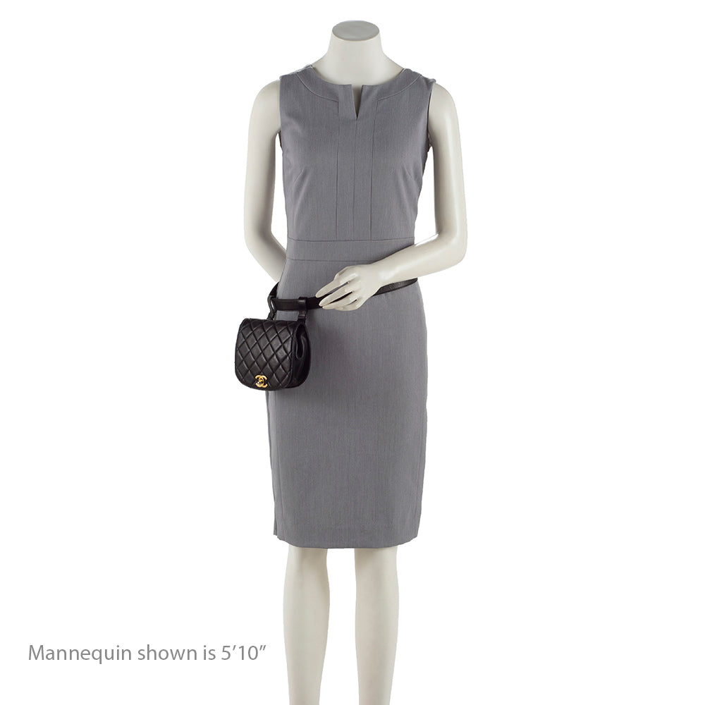 Chanel Vintage Lambskin CC Belt Bag - Size 32 / 80 (SHF-18329)