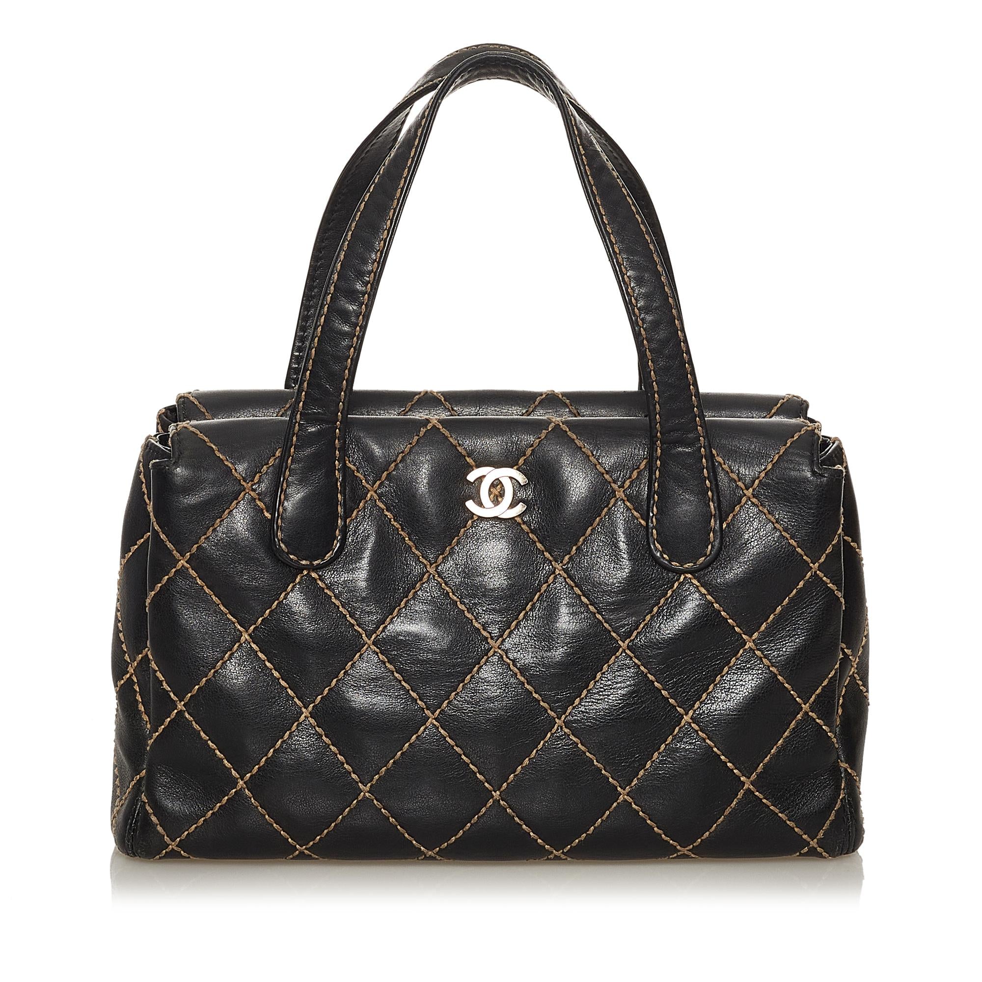 Chanel Wild Stitch Leather Handbag (SHG-28370)