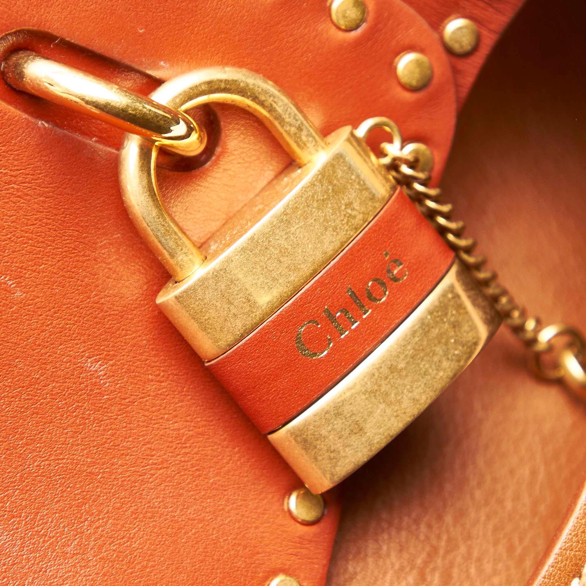 Chloe Aby Leather Bucket Bag (SHG-22307)