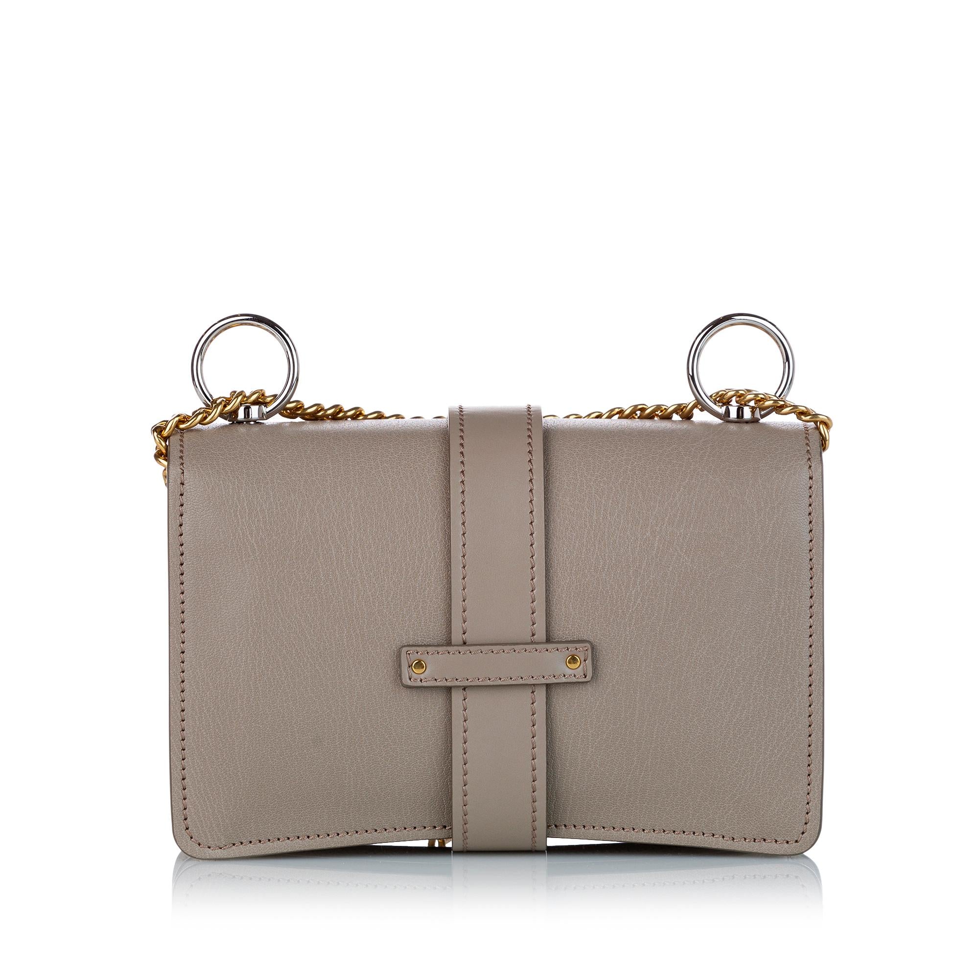 Chloe Aby Leather Shoulder Bag (SHG-25204)