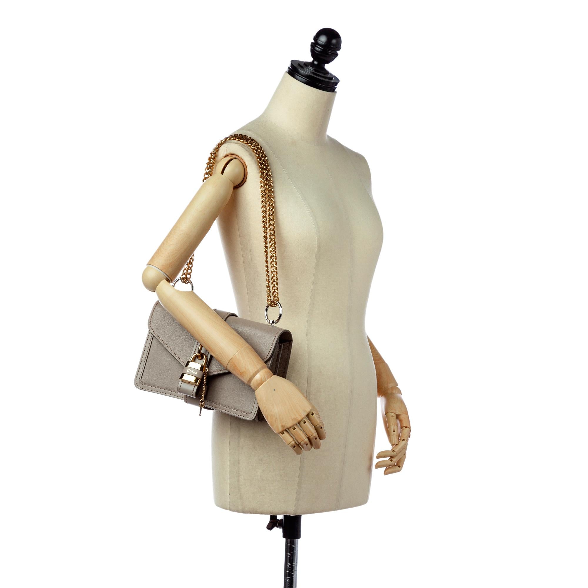 Chloe Aby Leather Shoulder Bag (SHG-25204)