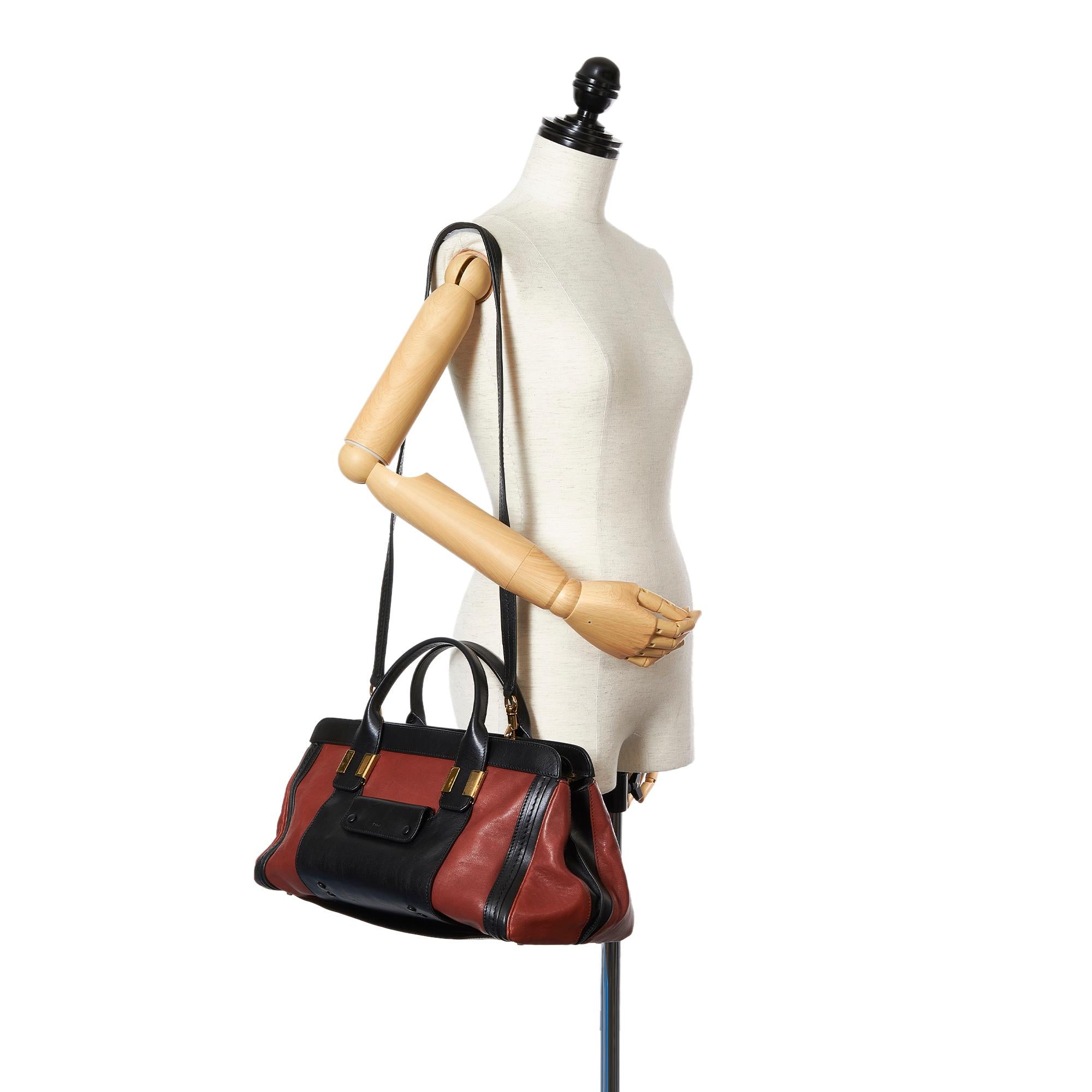 Chloe Alice Leather Satchel (SHG-25399)