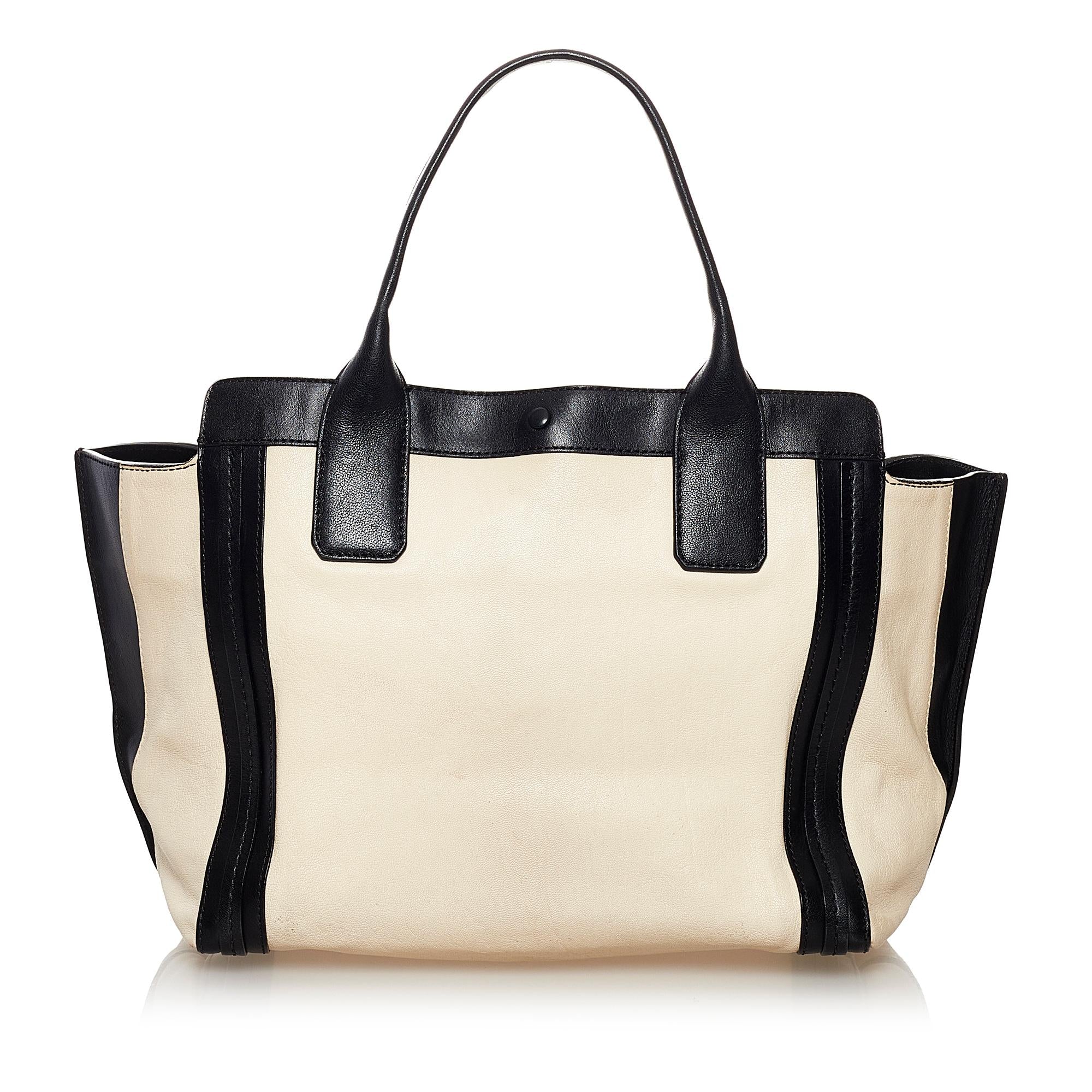 Chloe Allison Leather Tote Bag (SHG-32268)