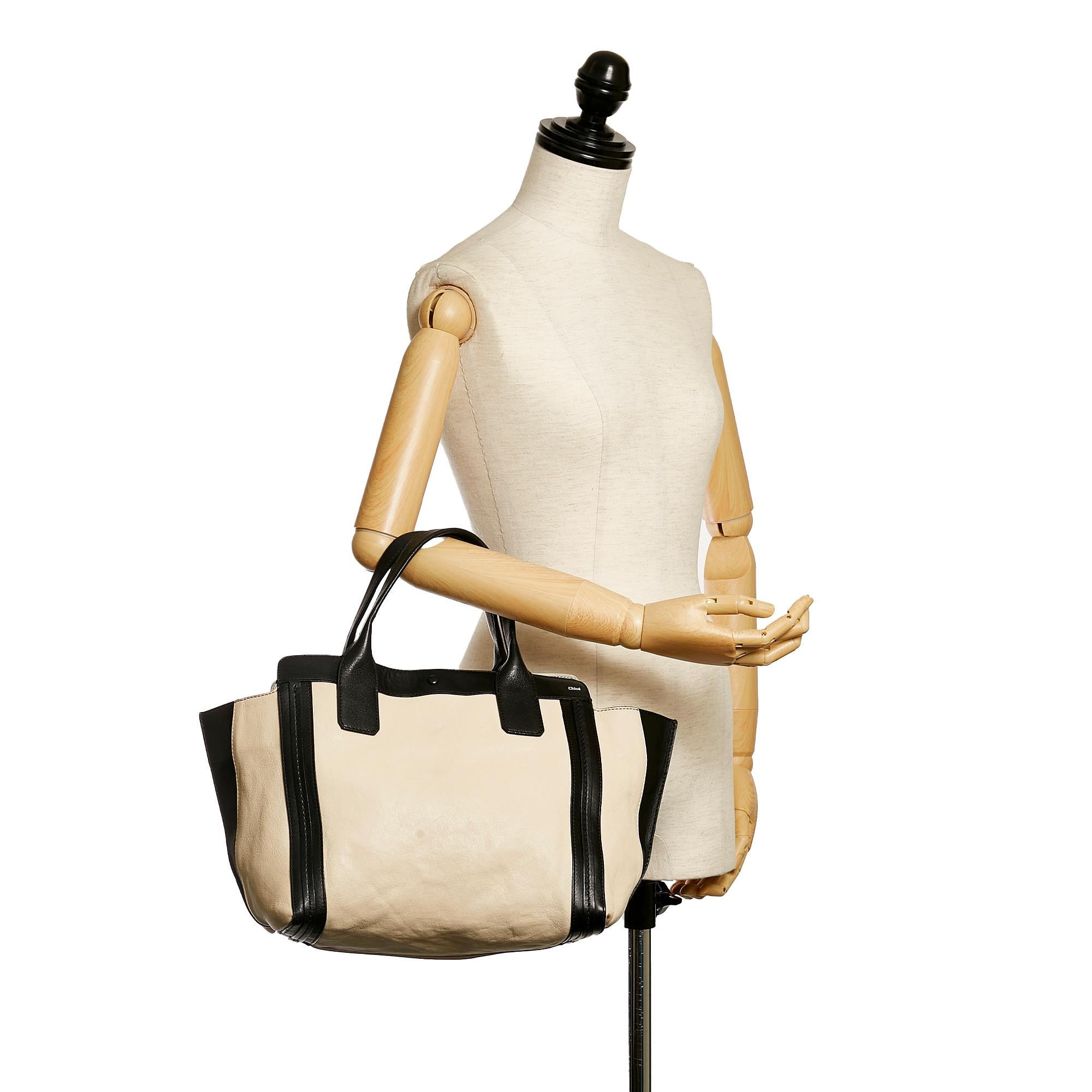 Chloe Allison Leather Tote Bag (SHG-32268)