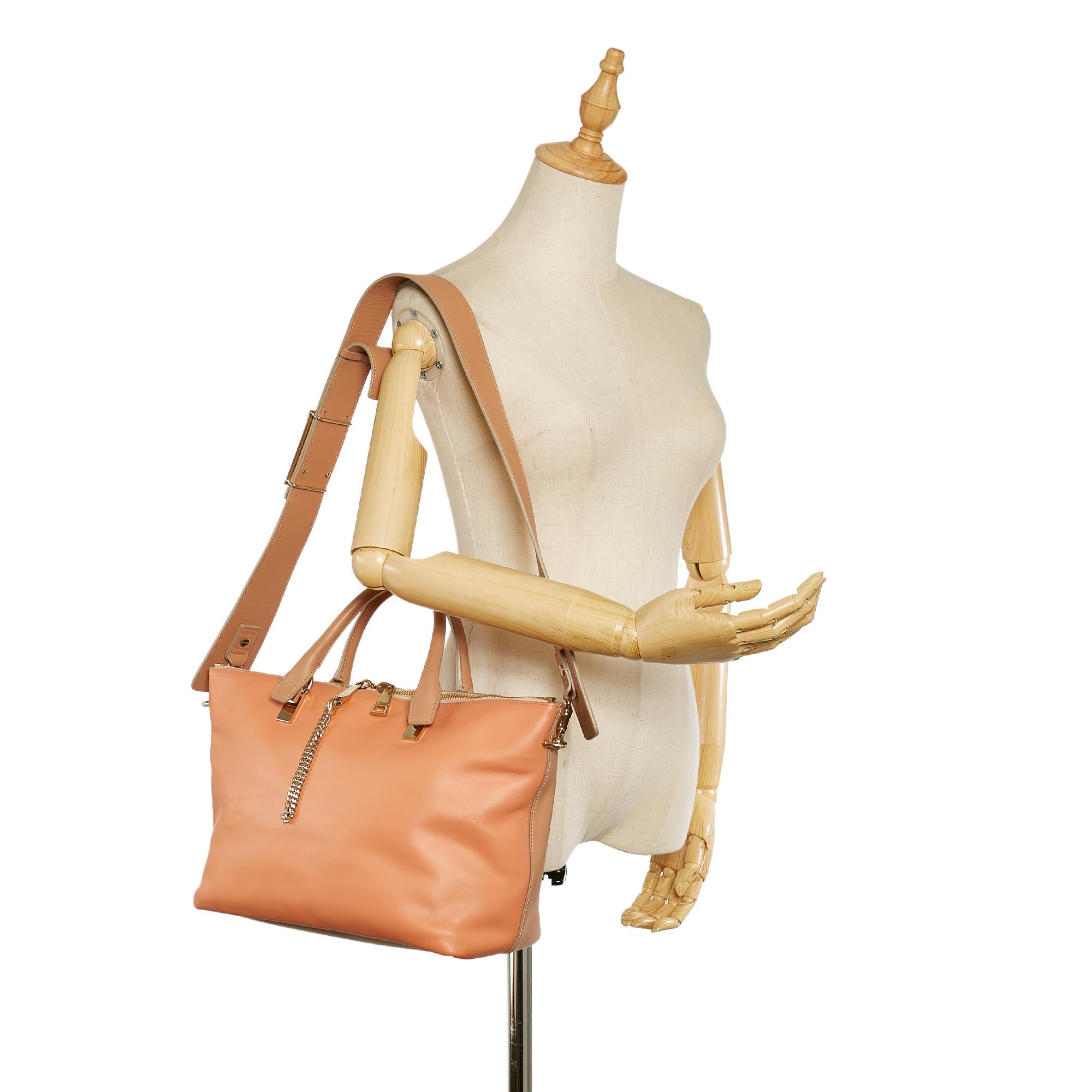 Chloe Baylee Leather Satchel (SHG-25373)