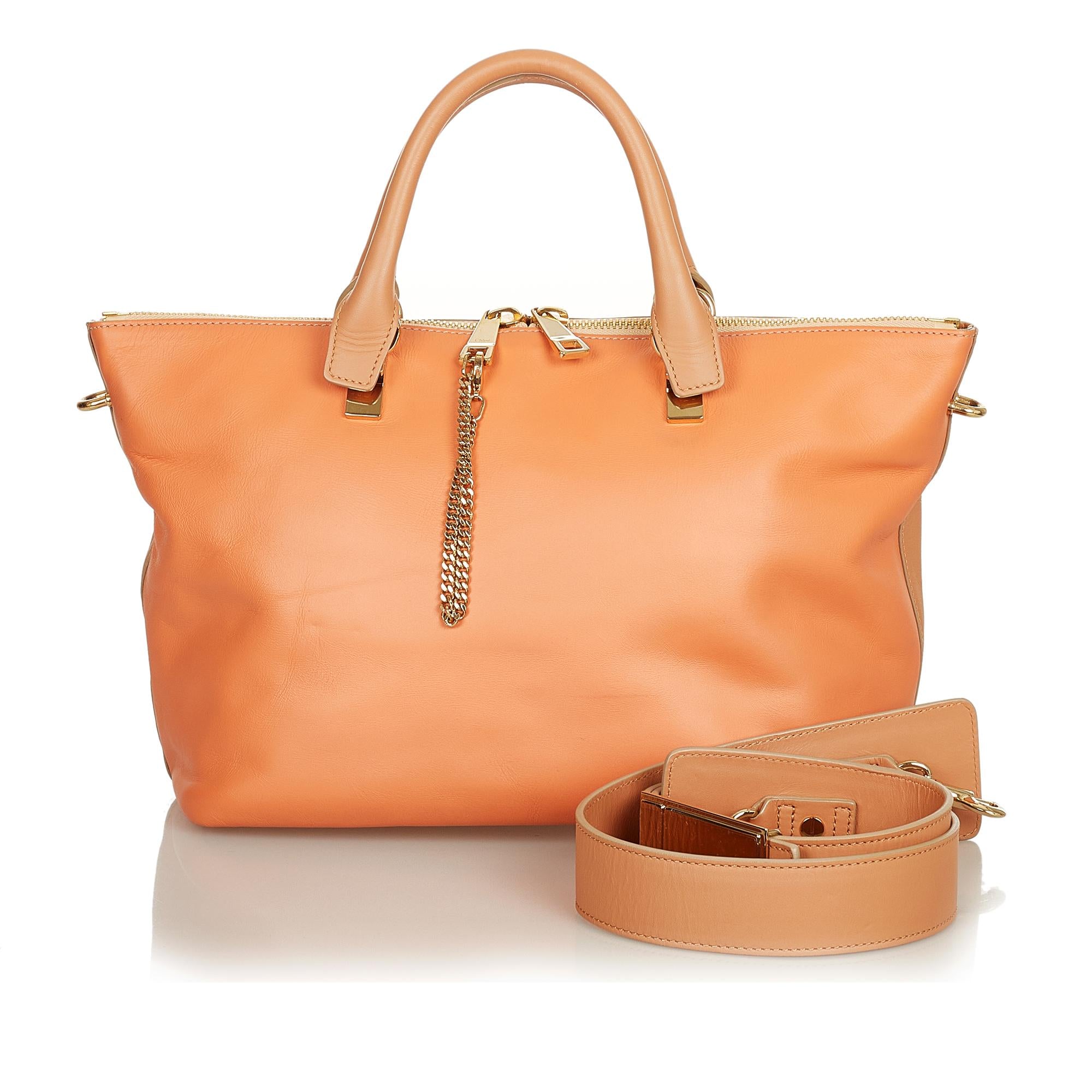 Chloe Baylee Leather Satchel (SHG-25373)