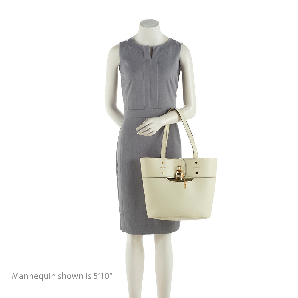 Chloe Calfskin Aby Small Tote (SHF-19504)