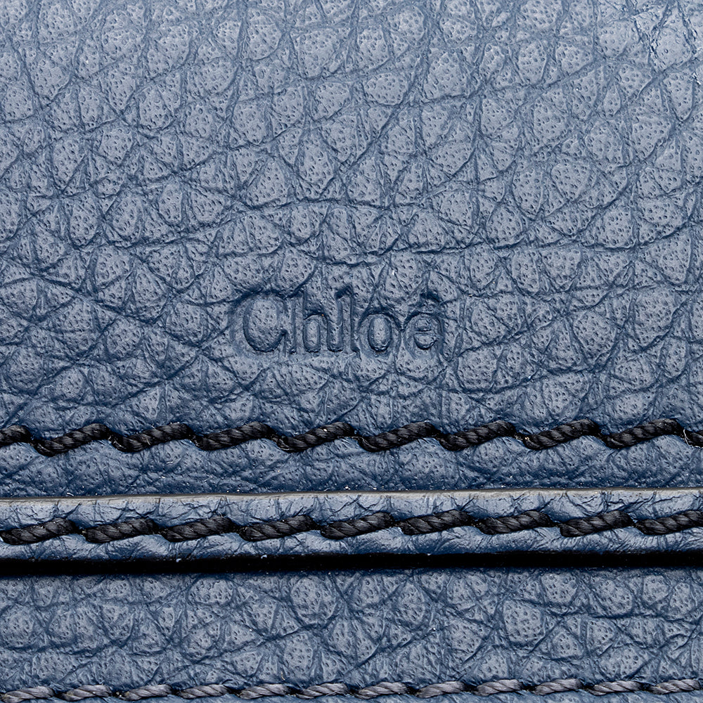 Chloe Calfskin Marcie Long Flap Wallet (SHF-19299)