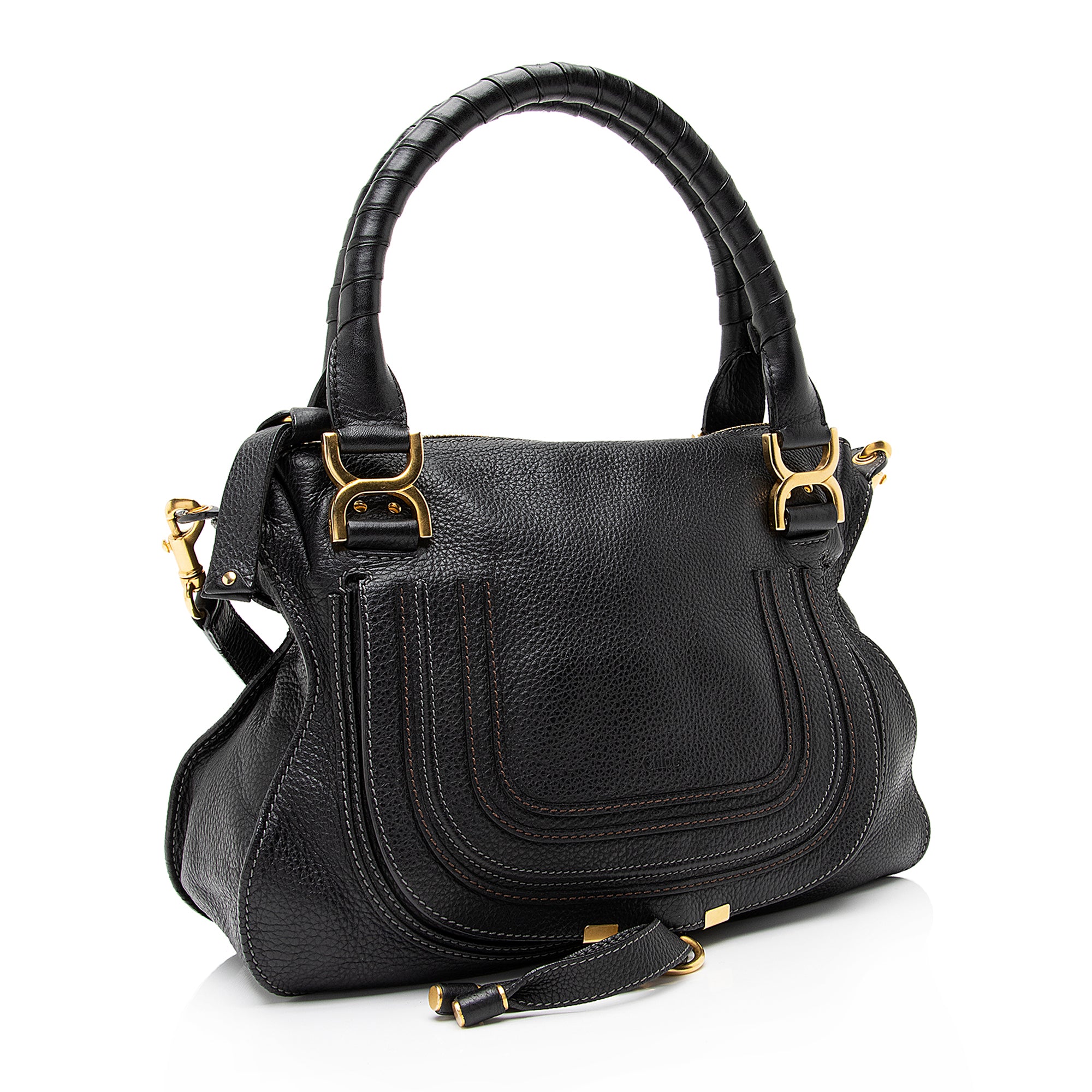 Chloe Calfskin Marcie Medium Satchel (SHF-23666)