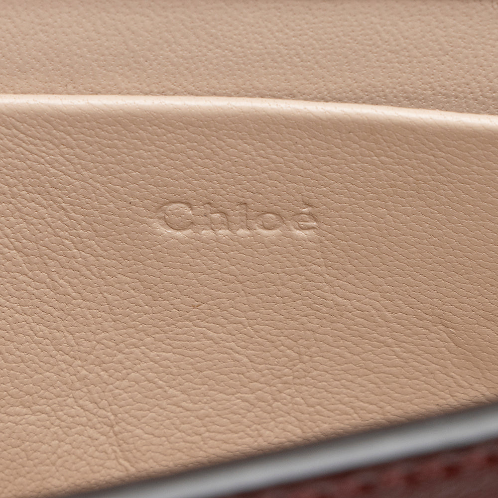 Chloe Calfskin Nile Minaudiere Small Bracelet Bag (SHF-19237)