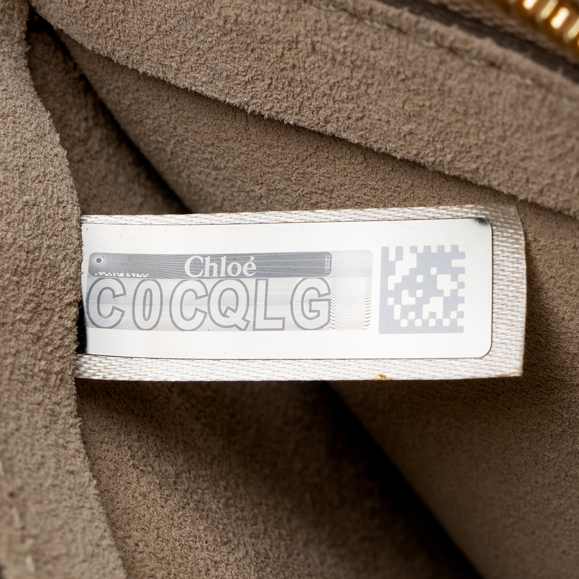 Chloe Calfskin Suede Faye Medium Shoulder Bag (SHF-23060)