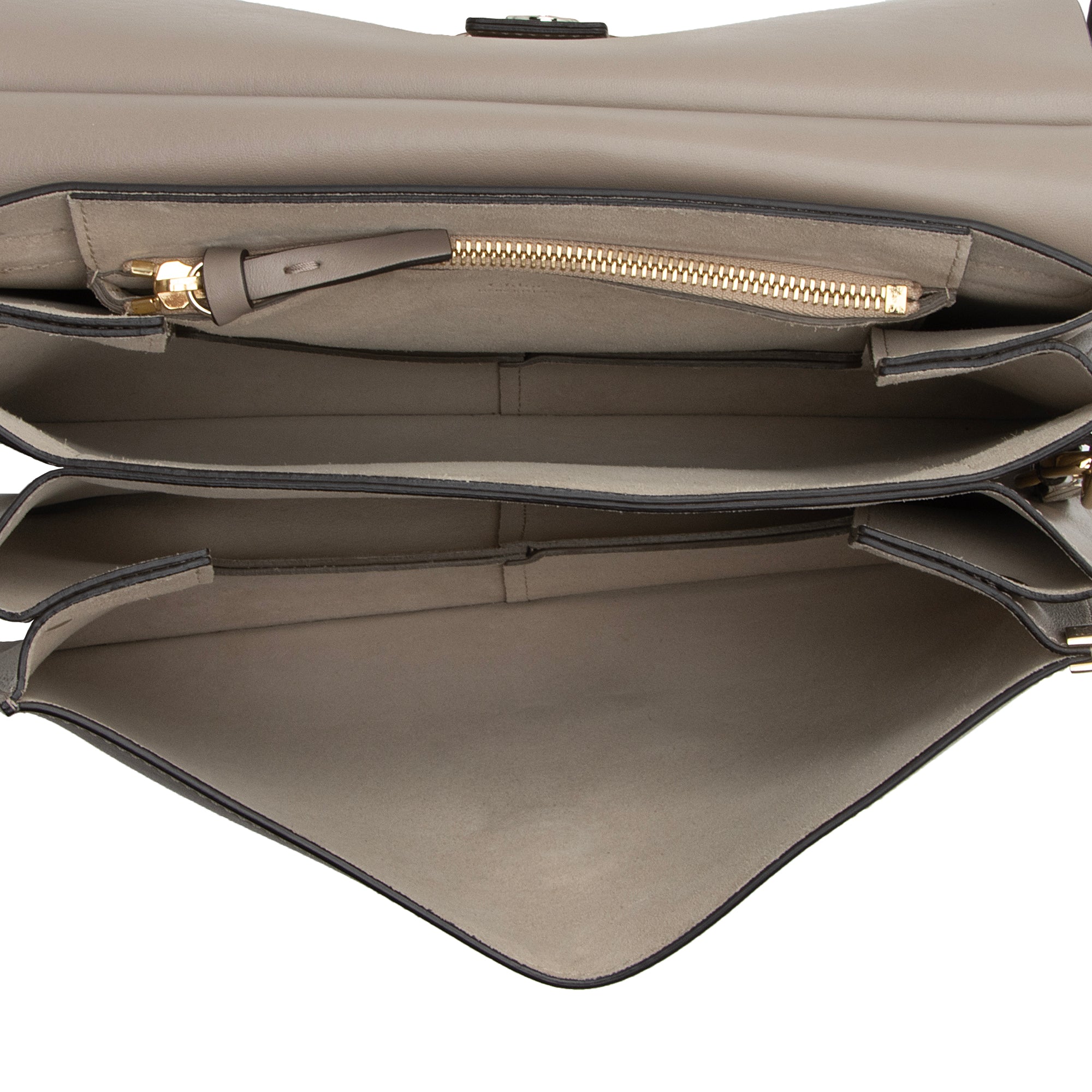 Chloe Calfskin Suede Faye Medium Shoulder Bag (SHF-23060)