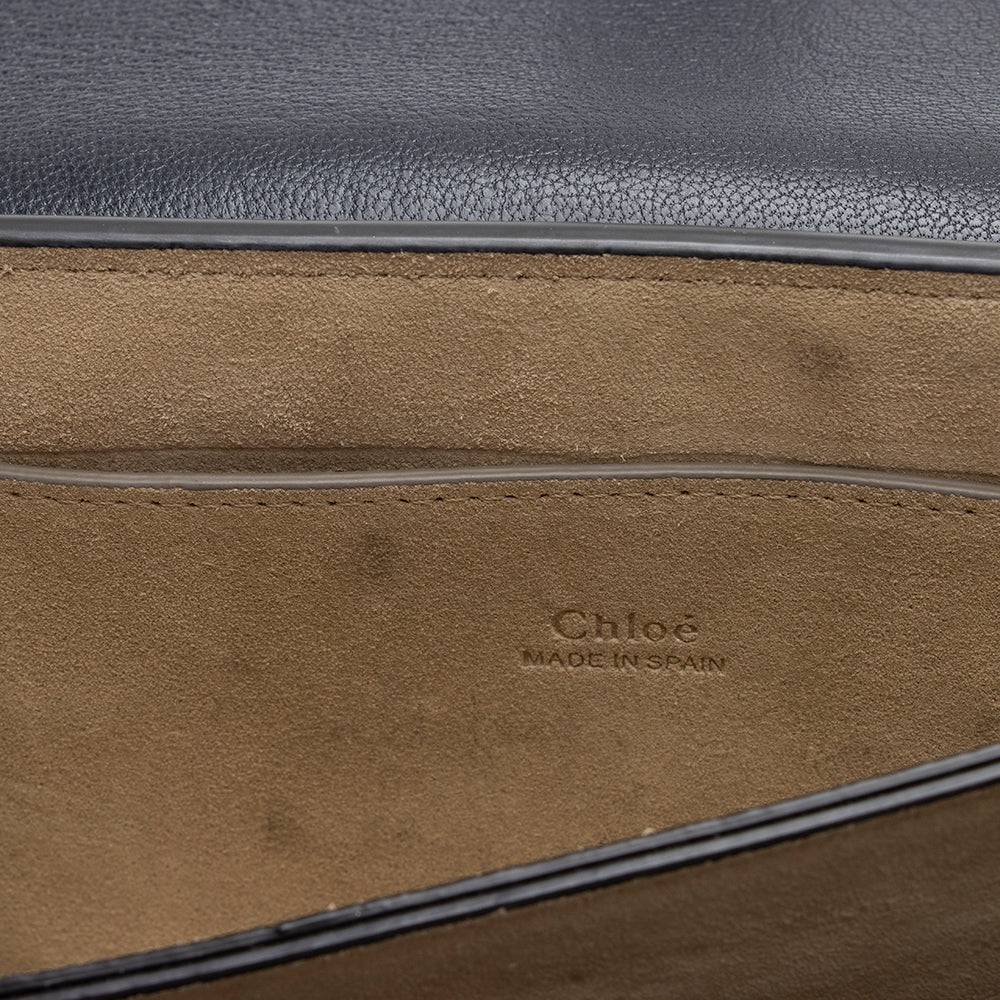 Chloe Calfskin Suede Faye Small Shoulder Bag - FINAL SALE (SHF-16306)